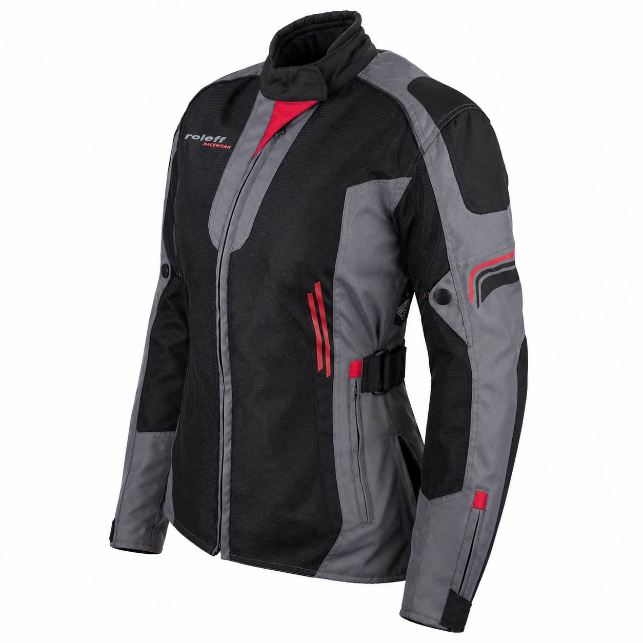 roleff Motorradjacke RO1810D Damen Mesh-Jacke - Atmungsaktiv, wasserdicht & mit Protektoren auch in großen Größen, in verschiedenen Farben erhältlich
