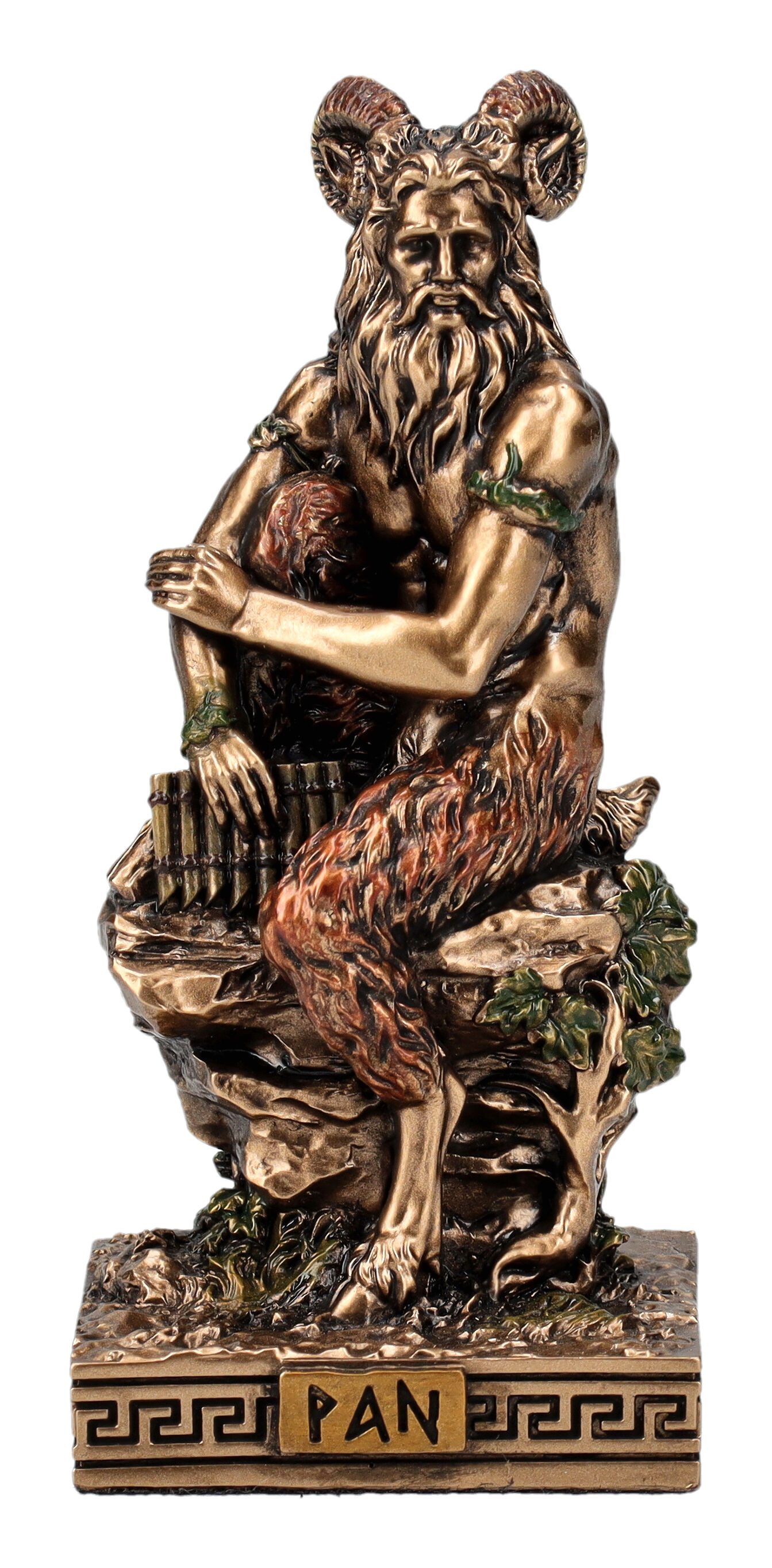 Figuren Shop GmbH Fantasy-Figur Pan Figur klein - Gott mit Panflöte - Veronese Dekofigur griechische M