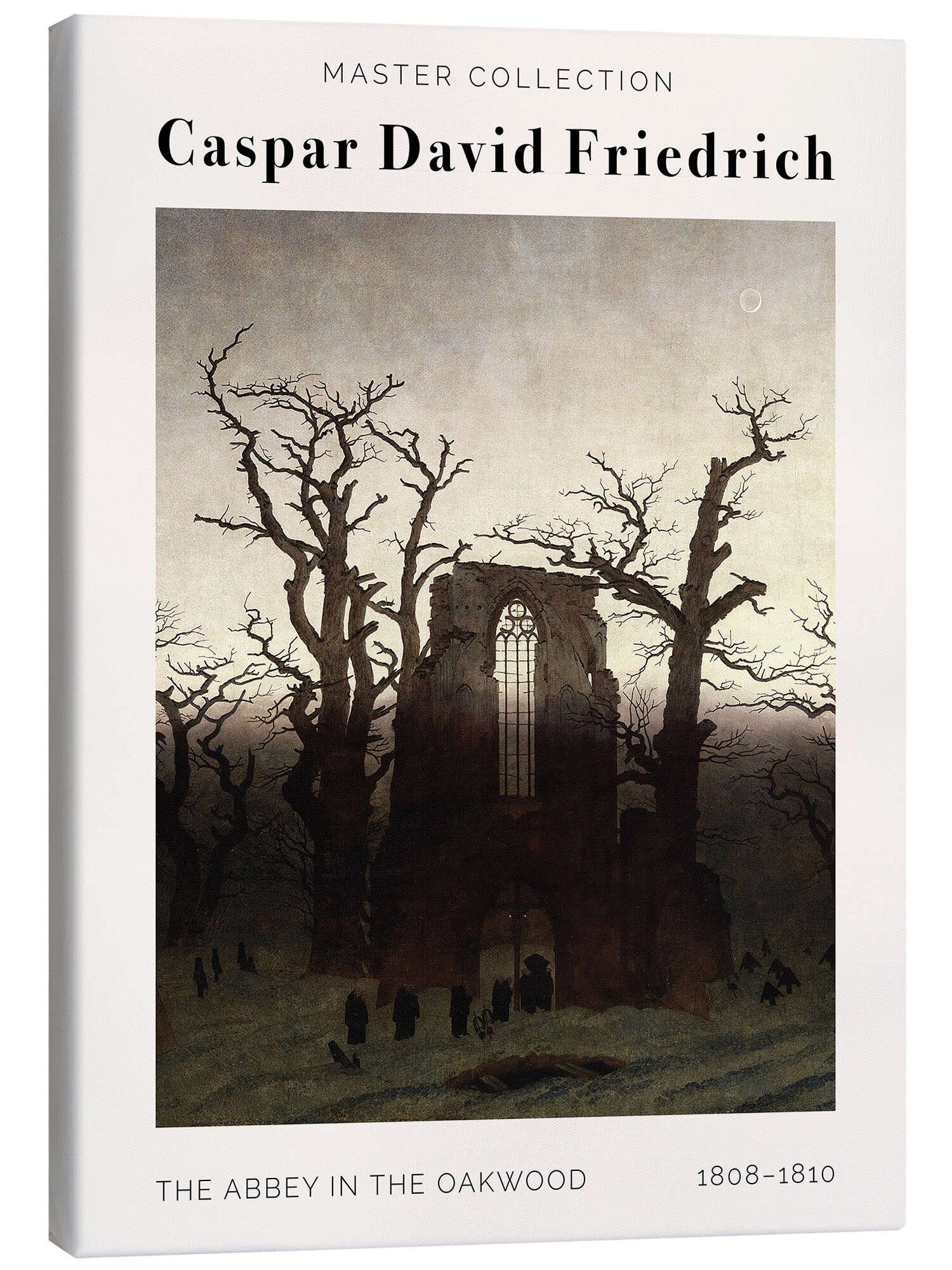 Posterlounge Wandbild The Abbey in the Oakwood, 1808-1810, Caspar David Friedrich, erhältlich als Poster, Leinwandbild, Wandsticker oder Acrylglasbild