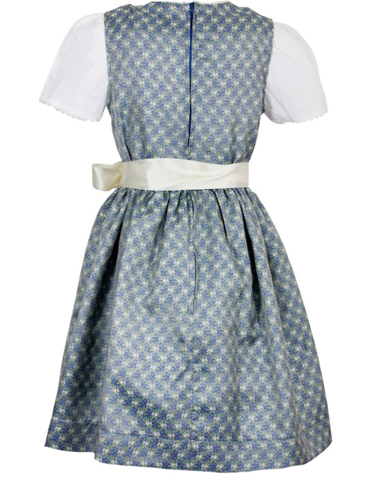 Isar-Trachten Dirndl Isar-Trachten Kinder Dirndl 'Sarah' 3-tlg. mit Blu