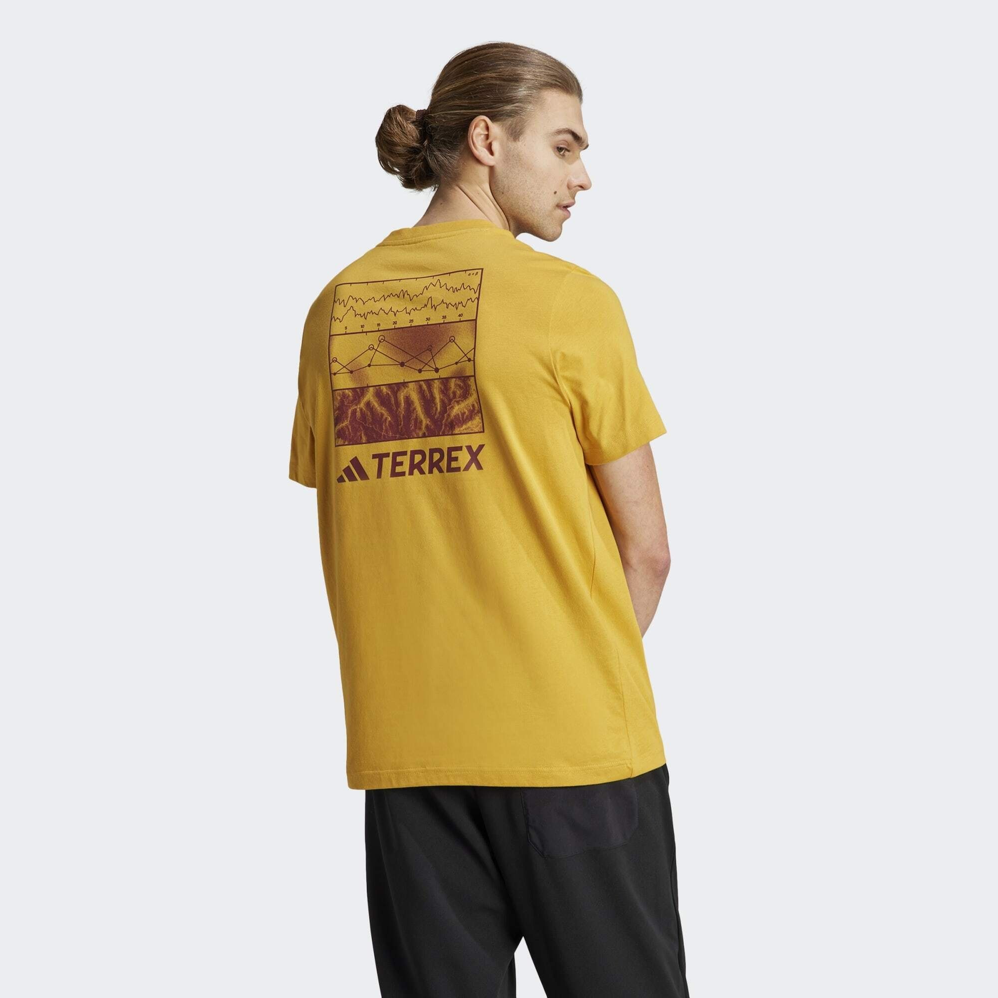 ALTITUDE GRAPHIC adidas TERREX TERREX T-SHIRT Funktionsshirt Yellow Preloved