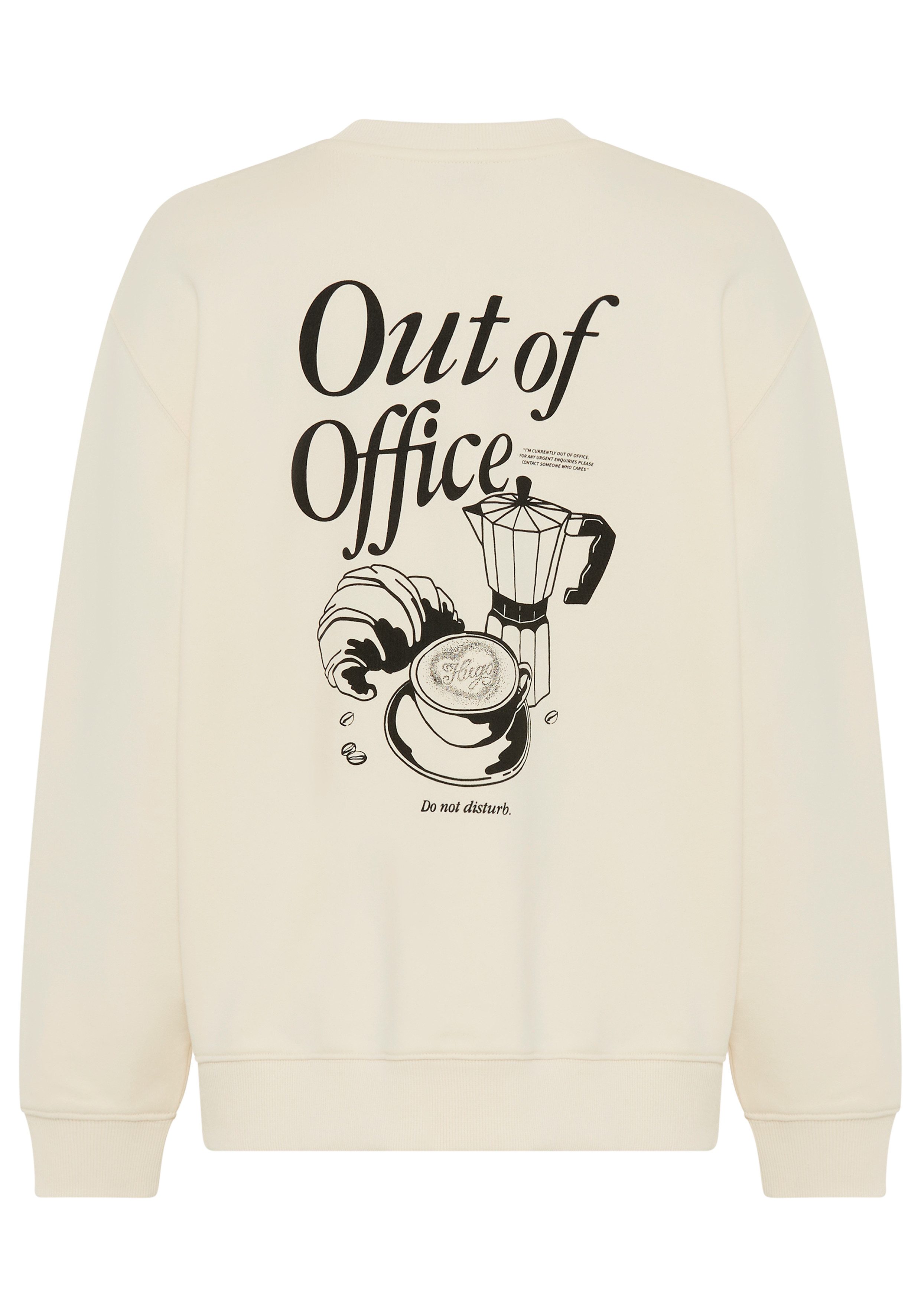 HUGO Blue Sweatshirt Classic Crew mit großem Rückenprint günstig online kaufen