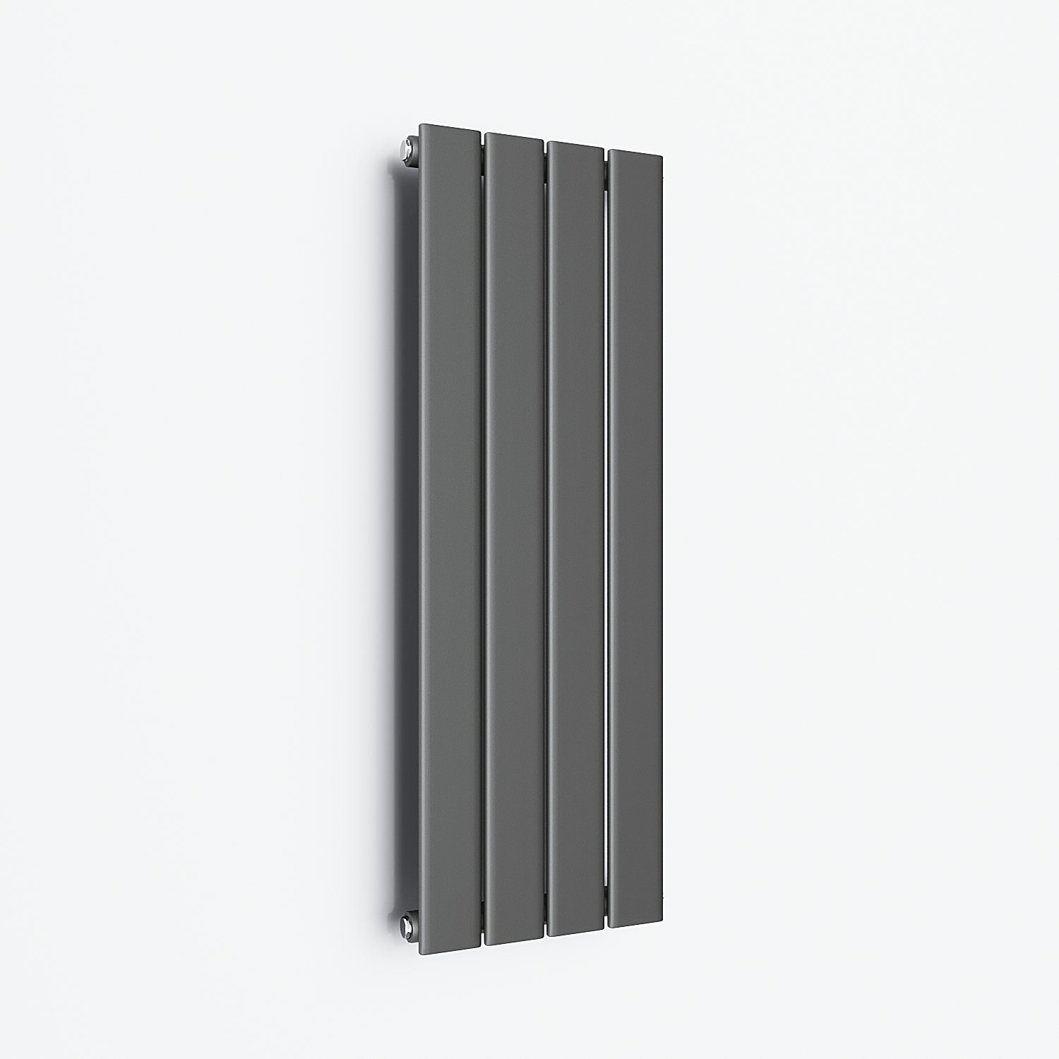 SONNI Designheizkörper Design Heizkorper klein Anthrazit Flach Vertikal WC 900x311mm 312 Watt, Flach, Paneelheizkörper, Heizungsbereich 3~4m², Mittelanschuss