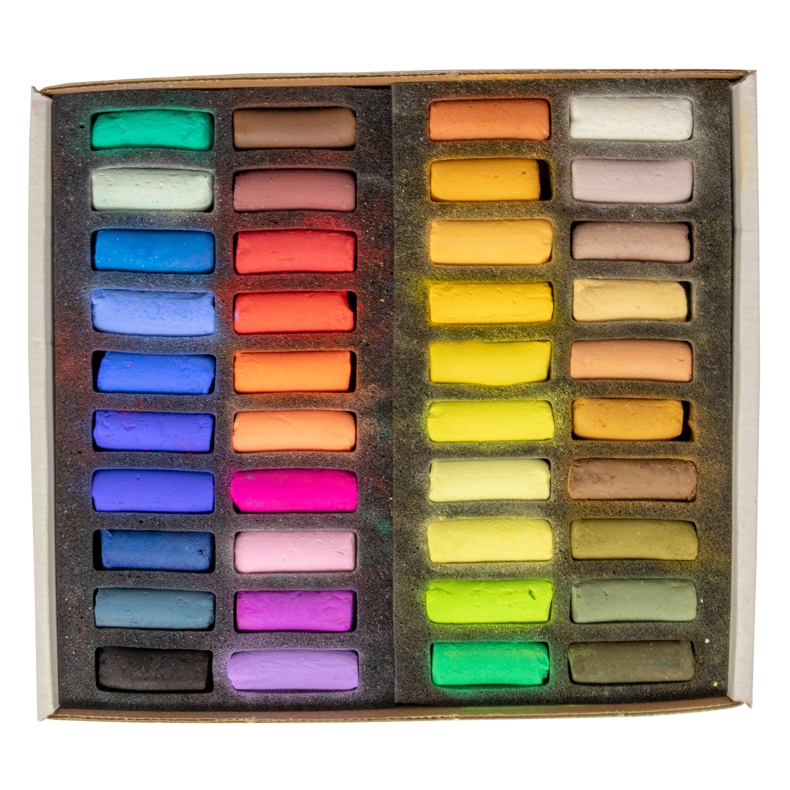 SENNELIER Pastellkreide Pastellfarben - Kartonschachtel mit 40 halben Pastellen ECU - N132230