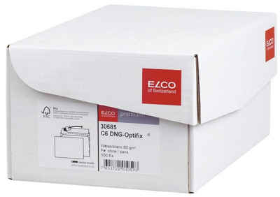 ELCO Briefumschlag ELCO Briefumschläge Premium DIN C6 ohne Fenster weiß 500 St.