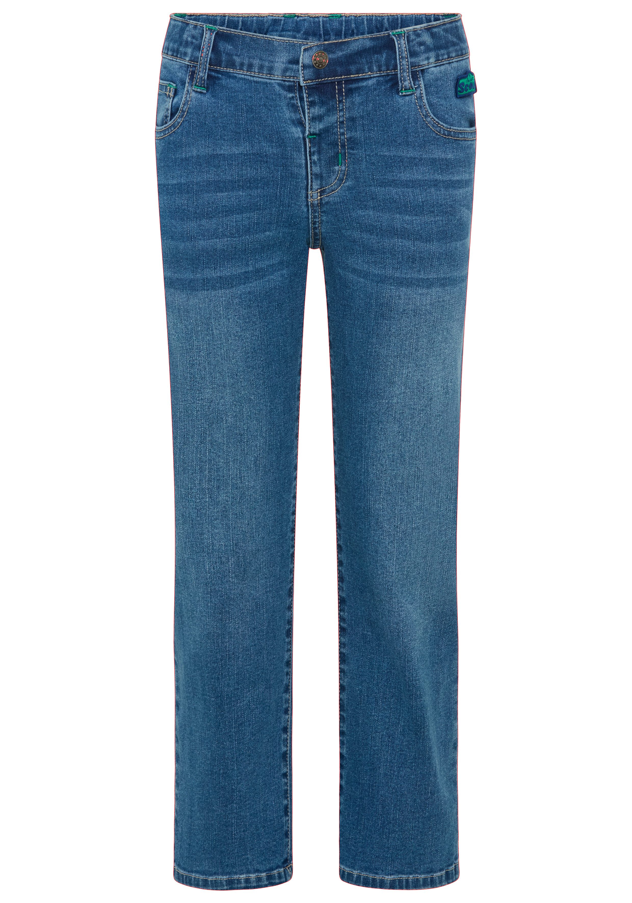Scout Straight-Jeans Gerade Schlupf-Stretchjeans - NEU von SCOUT Stretch-Jeans, straight fit, mit mehreren Taschen inklusive Coinpocket – Bild 5 von 5