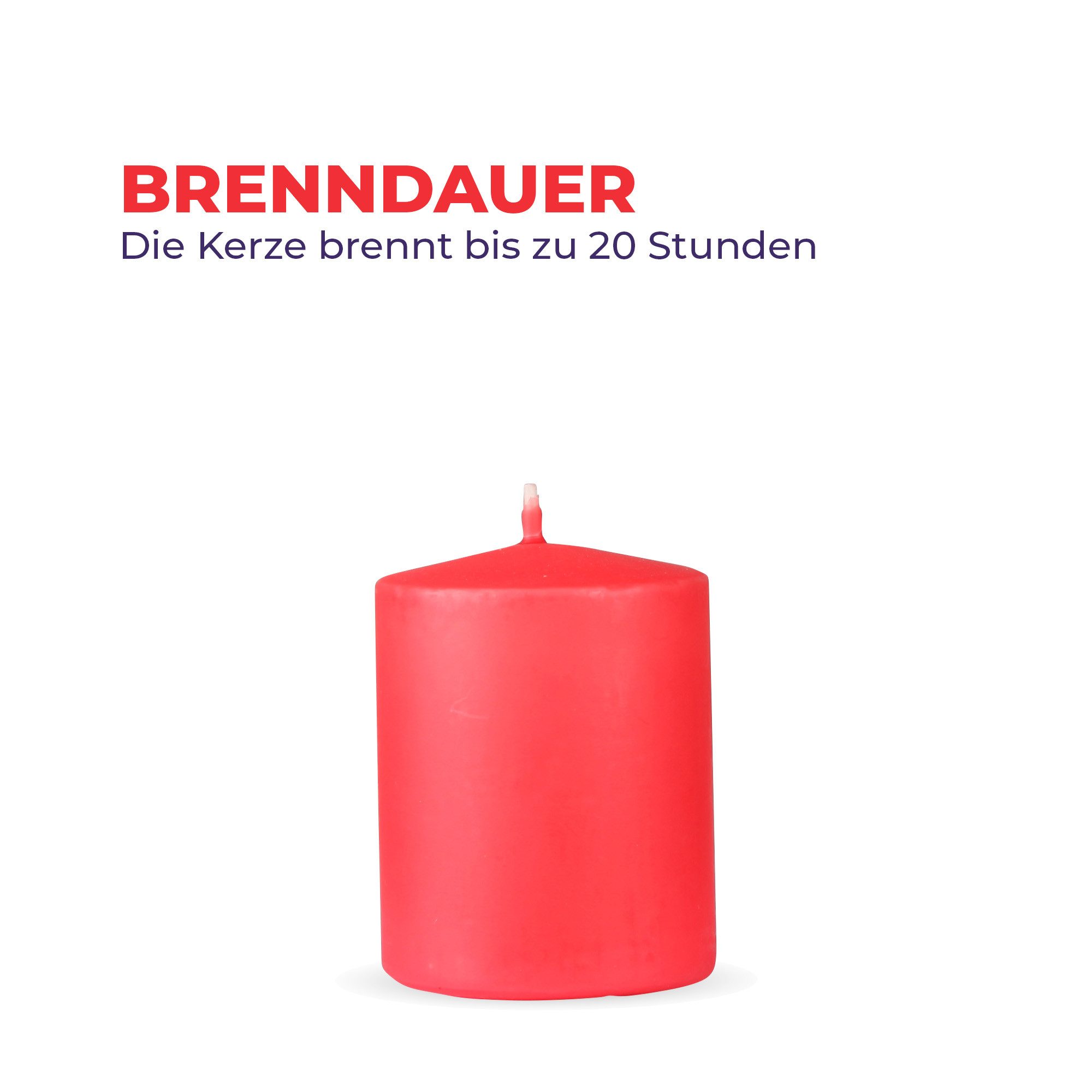 HS Candle Stumpenkerze Säulenkerze Ø7cm, Wachskerzen günstig online kaufen