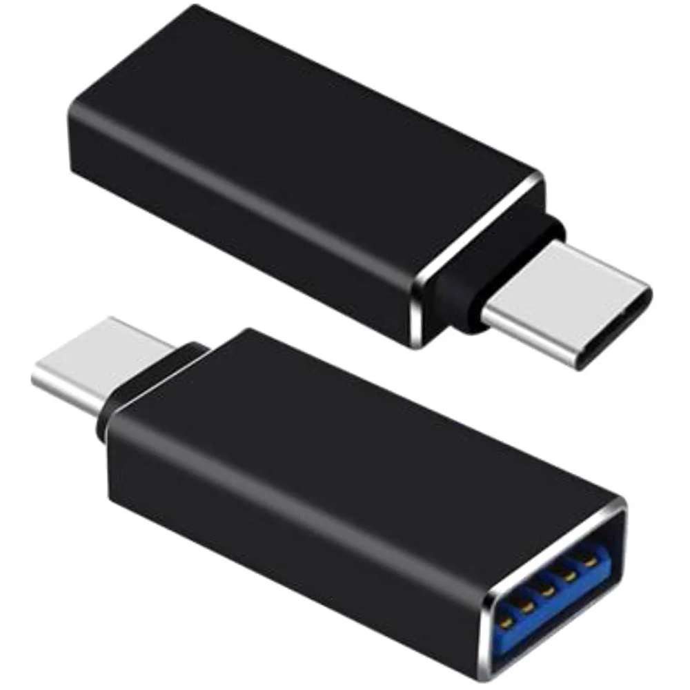 Raspberry Pi Adapter USB-C->USB 3.0 S/B black USB-C Stecker -> USB-A 3.0 Buchse Computer-Adapter
