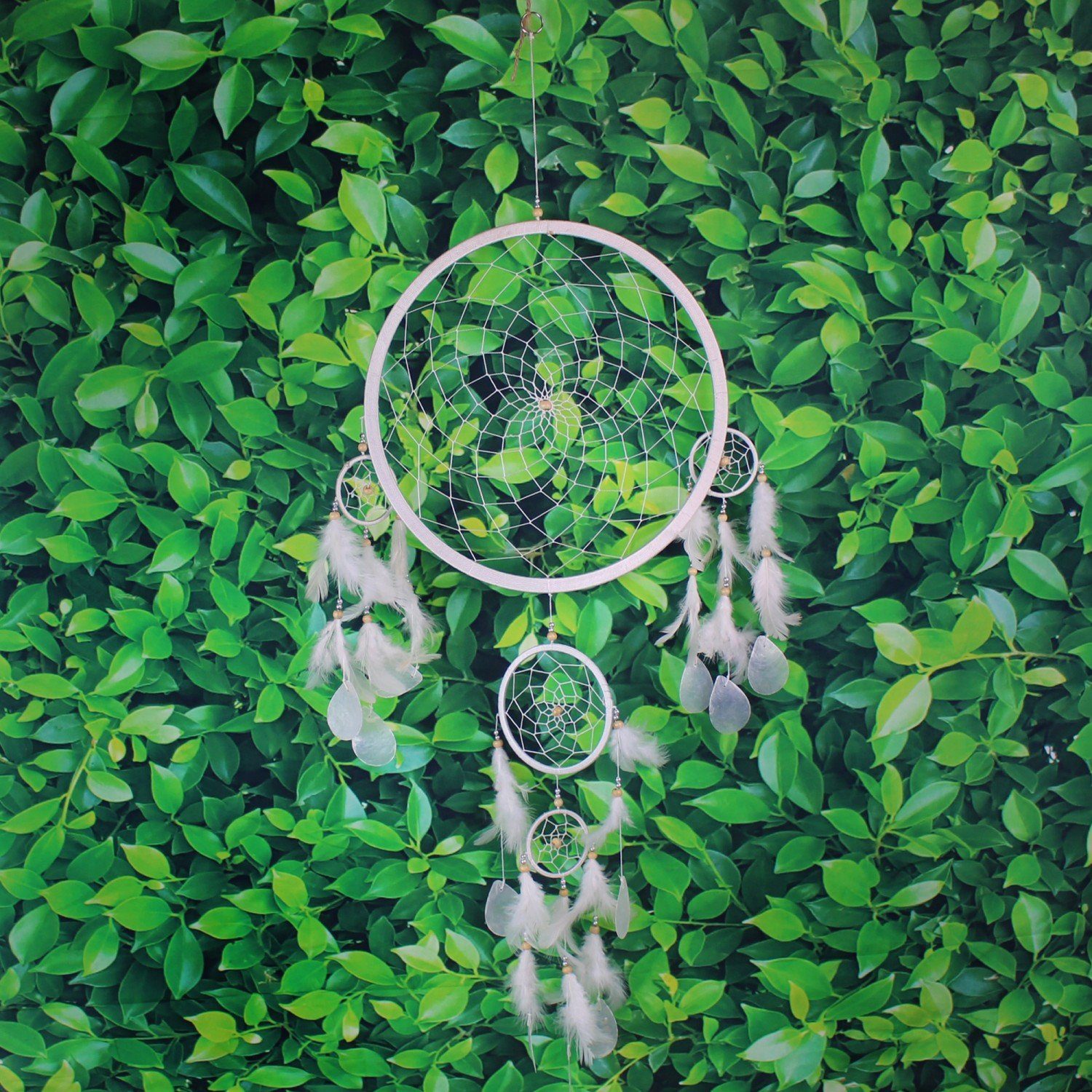 mitienda Fensterdekoration Fensterdeko Traumfänger weiß 32cm günstig online kaufen