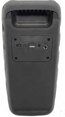 N-GEAR Portabler Party Bluetooth Speaker LGP23 Karaoke-Anlage mit Mikrofon Bluetooth-Lautsprecher (Leuchteffekte)