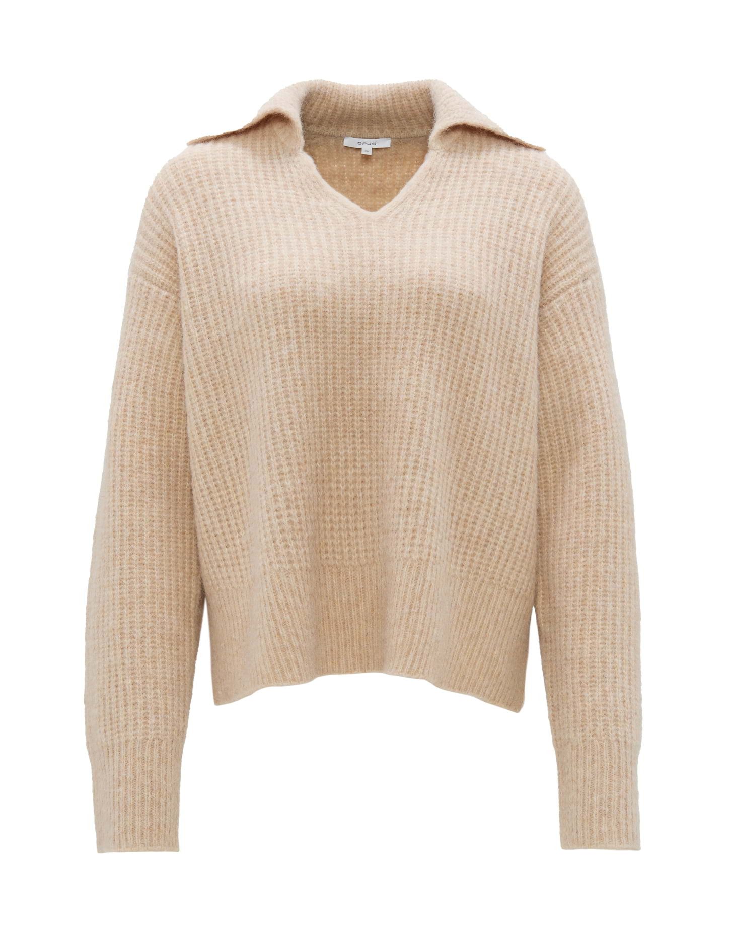 Strickpullover Grobstrickpullover POLONDA Oversize mit Wolle