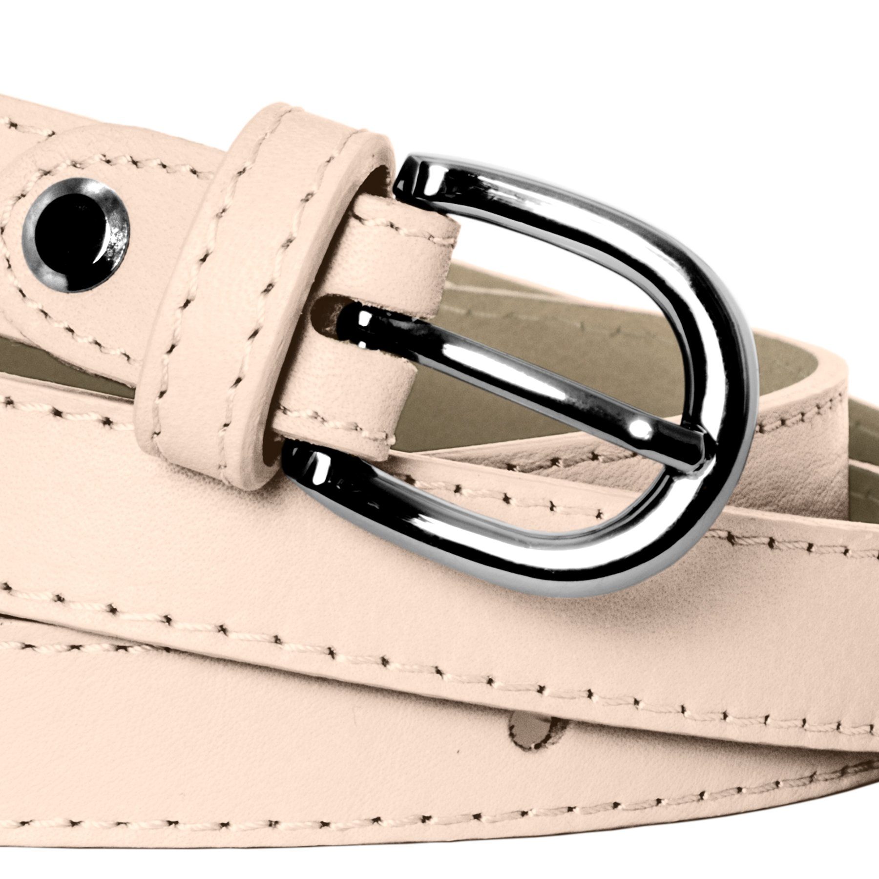 Caspar Taillengürtel GU273 aus echtem Leder günstig online kaufen