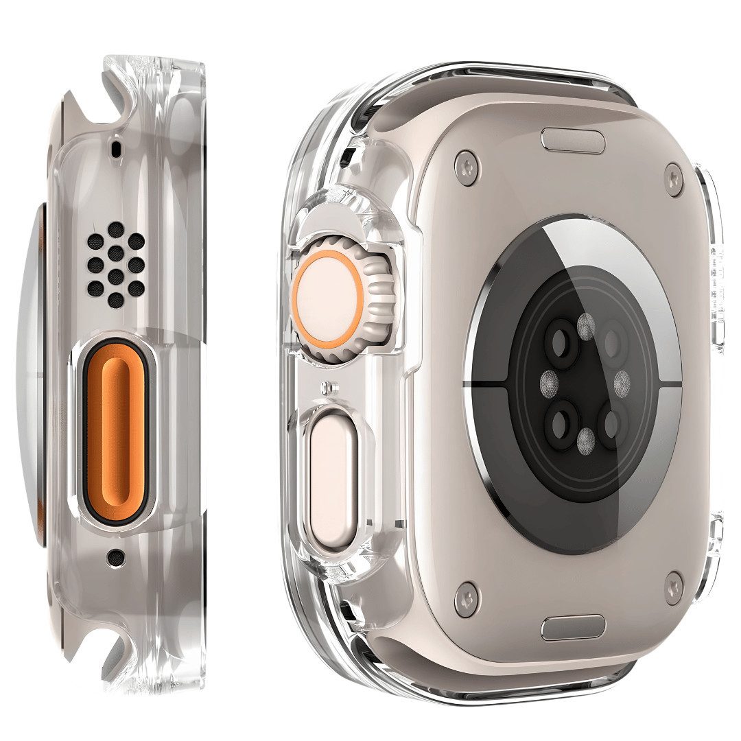 SmartUP Smartwatch-Hülle für Apple Watch Ultra 4 49mm Schutzglas Panzerfolie Display Case 360° 1,98, 360 Grad Schutz, präzise Aussparungen – Bild 2 von 5