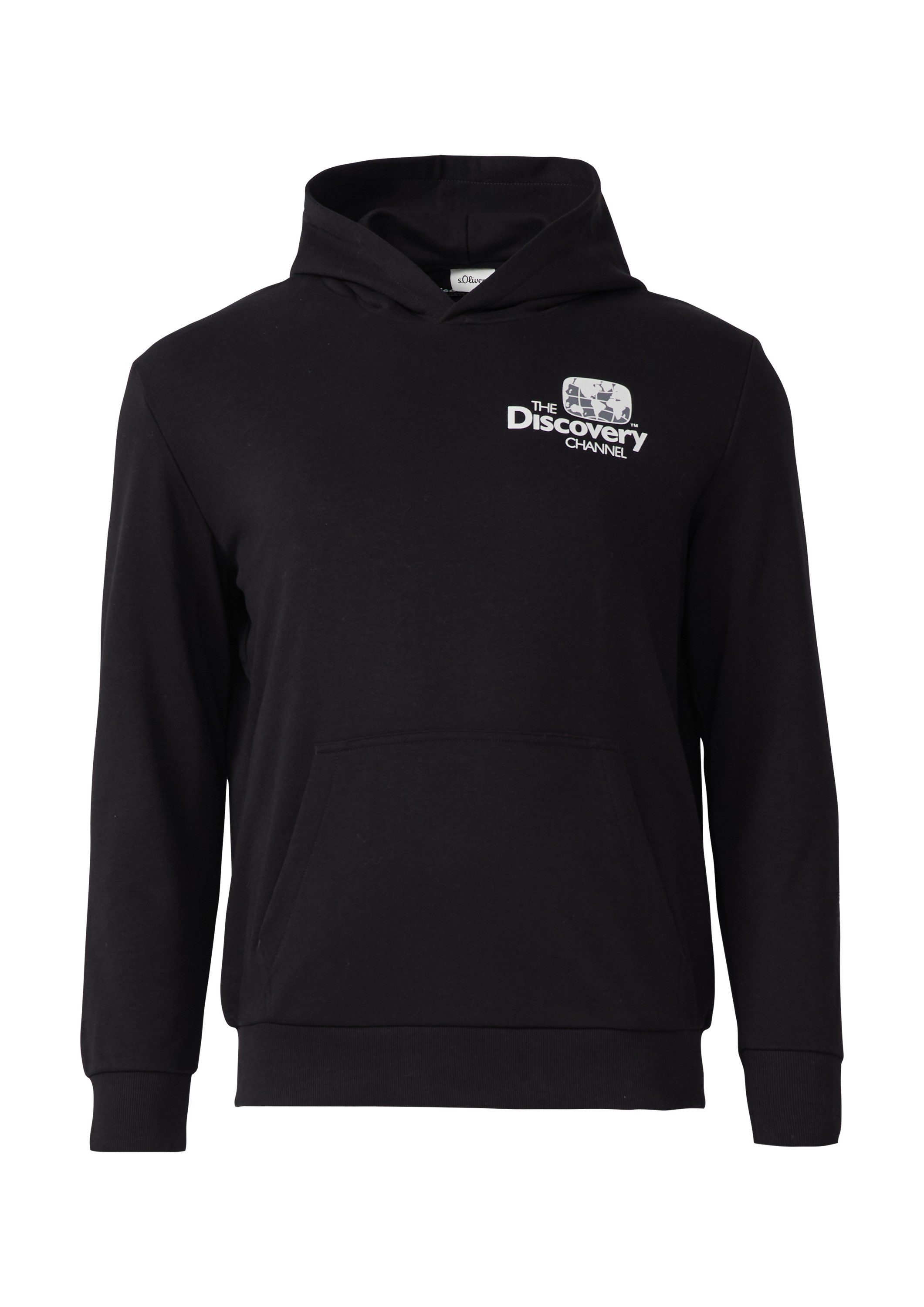 s.Oliver Sweatshirt Sweatshirt Softer Hoodie im Relaxed Fit mit Artwork