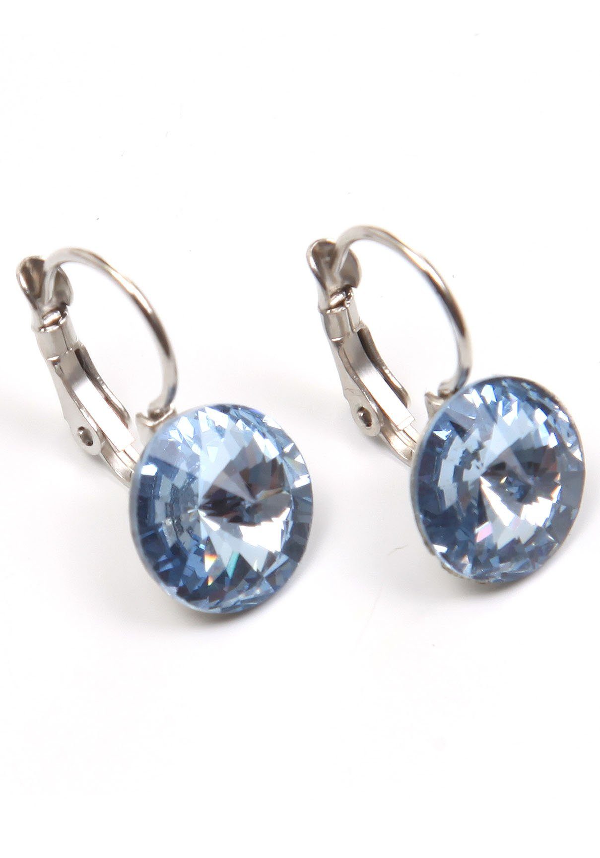 Firetti Paar Серьги zeitlos, chic, rund, bunt, Made in Germany - mit Glasstein