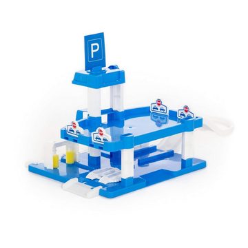 WADER QUALITY TOYS Spiel-Parkhaus Aral Garage mit 2 Ebenen