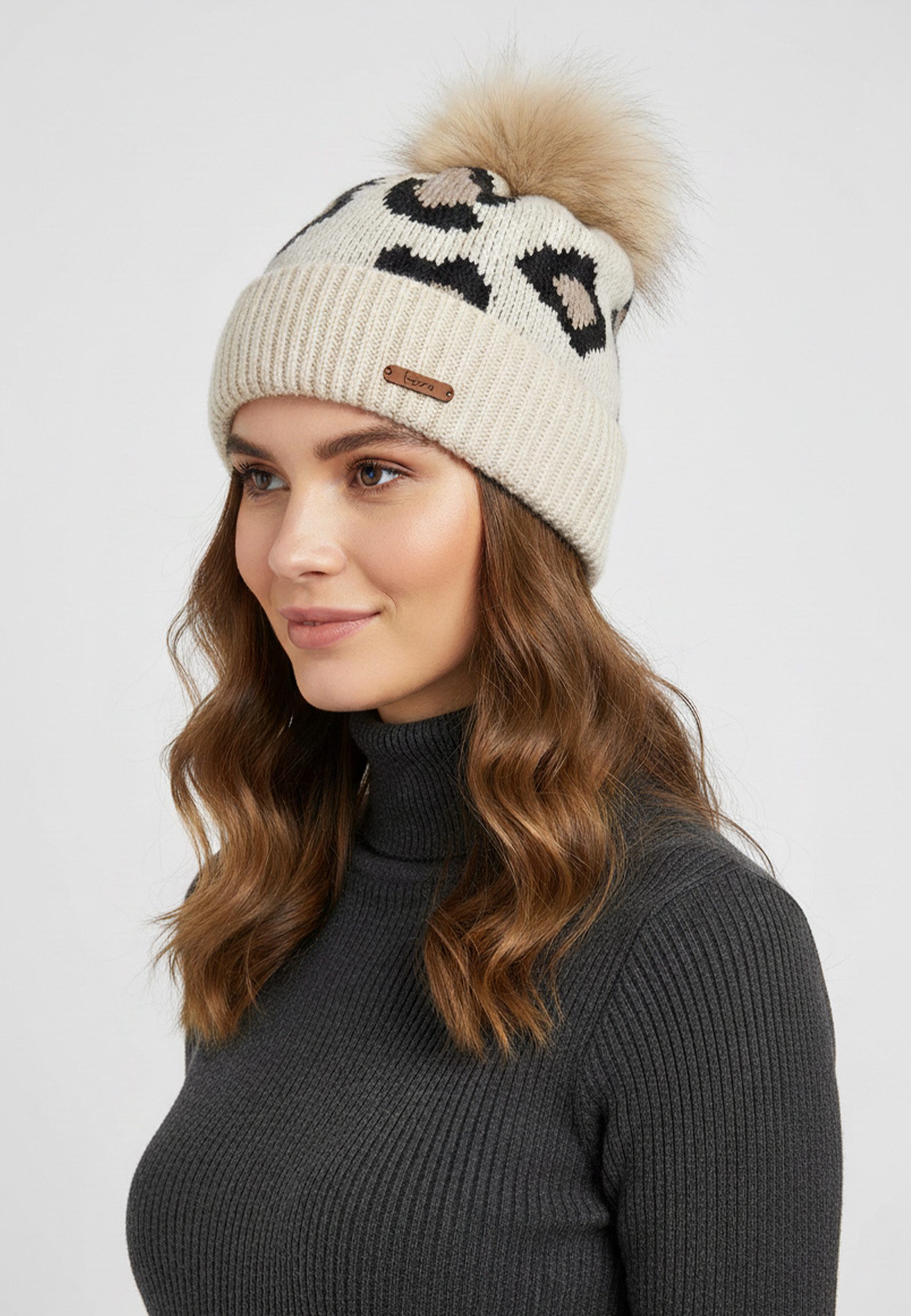 Faera Strickmütze Warme Strickmütze für kalte Tage - Trendige Herbstmode (1 günstig online kaufen