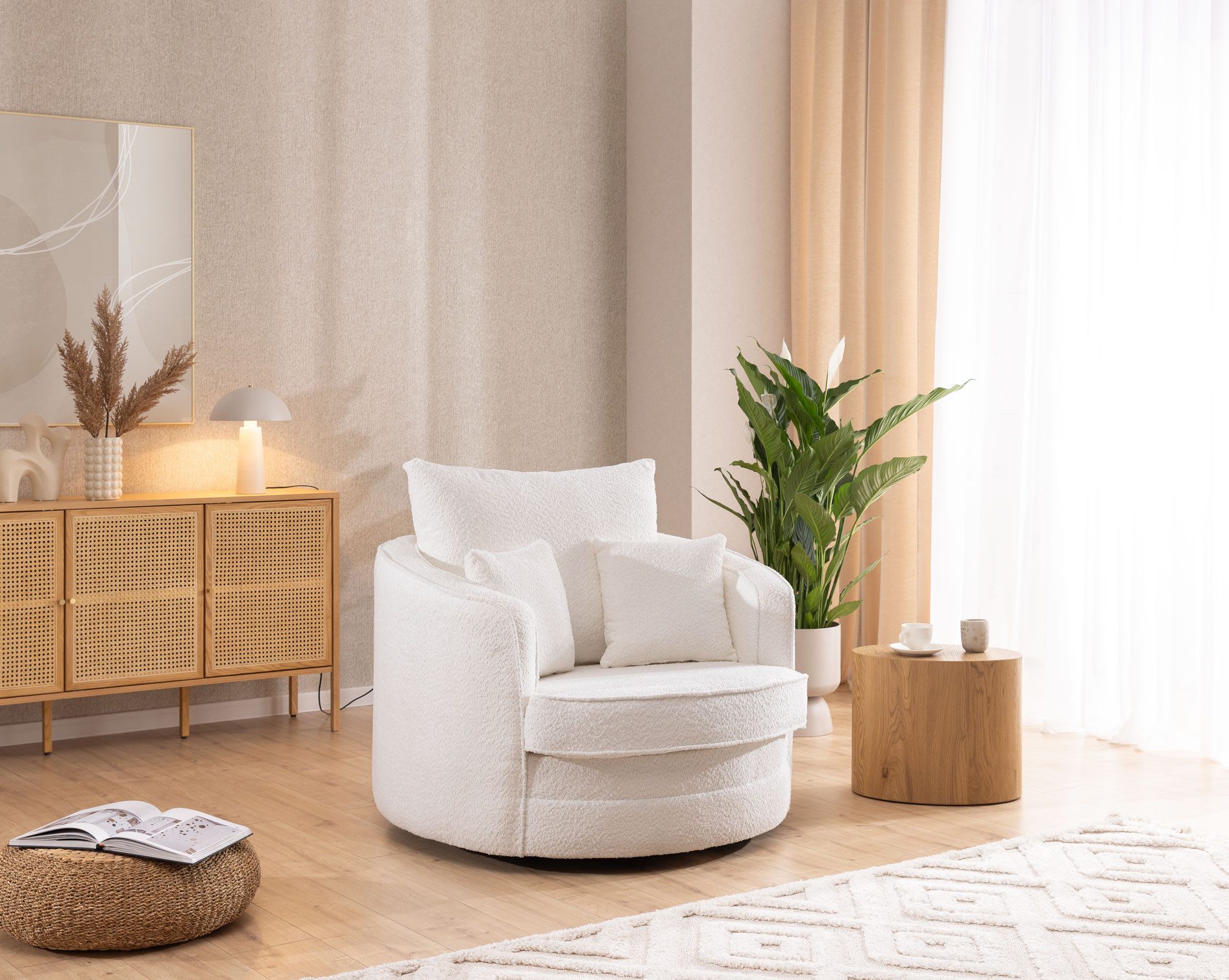S-Style Möbel Drehsessel Ted Love Seat günstig online kaufen