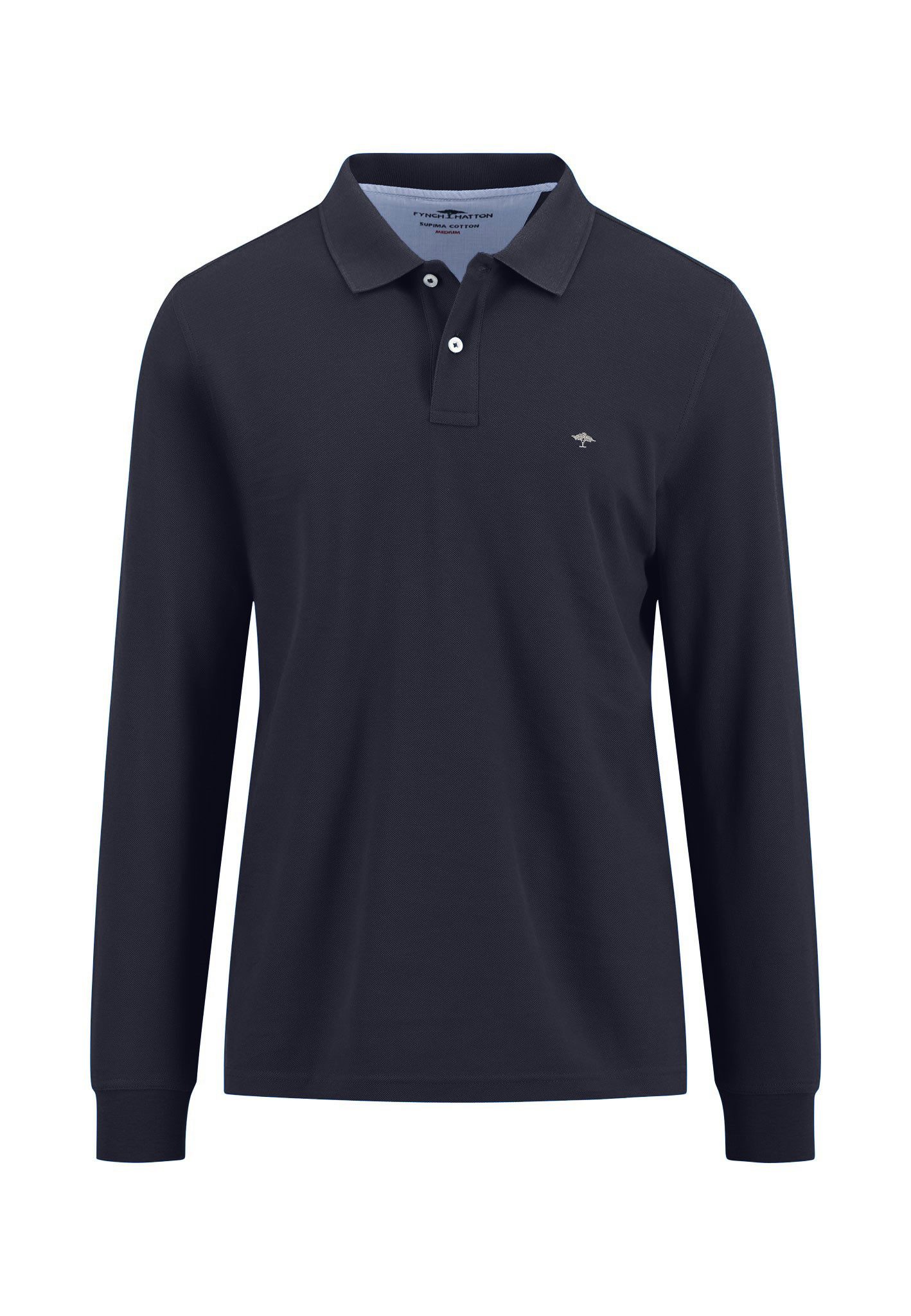 FYNCH-HATTON Langarmshirt Polo, Longsleeve, Premium Cotton günstig online kaufen