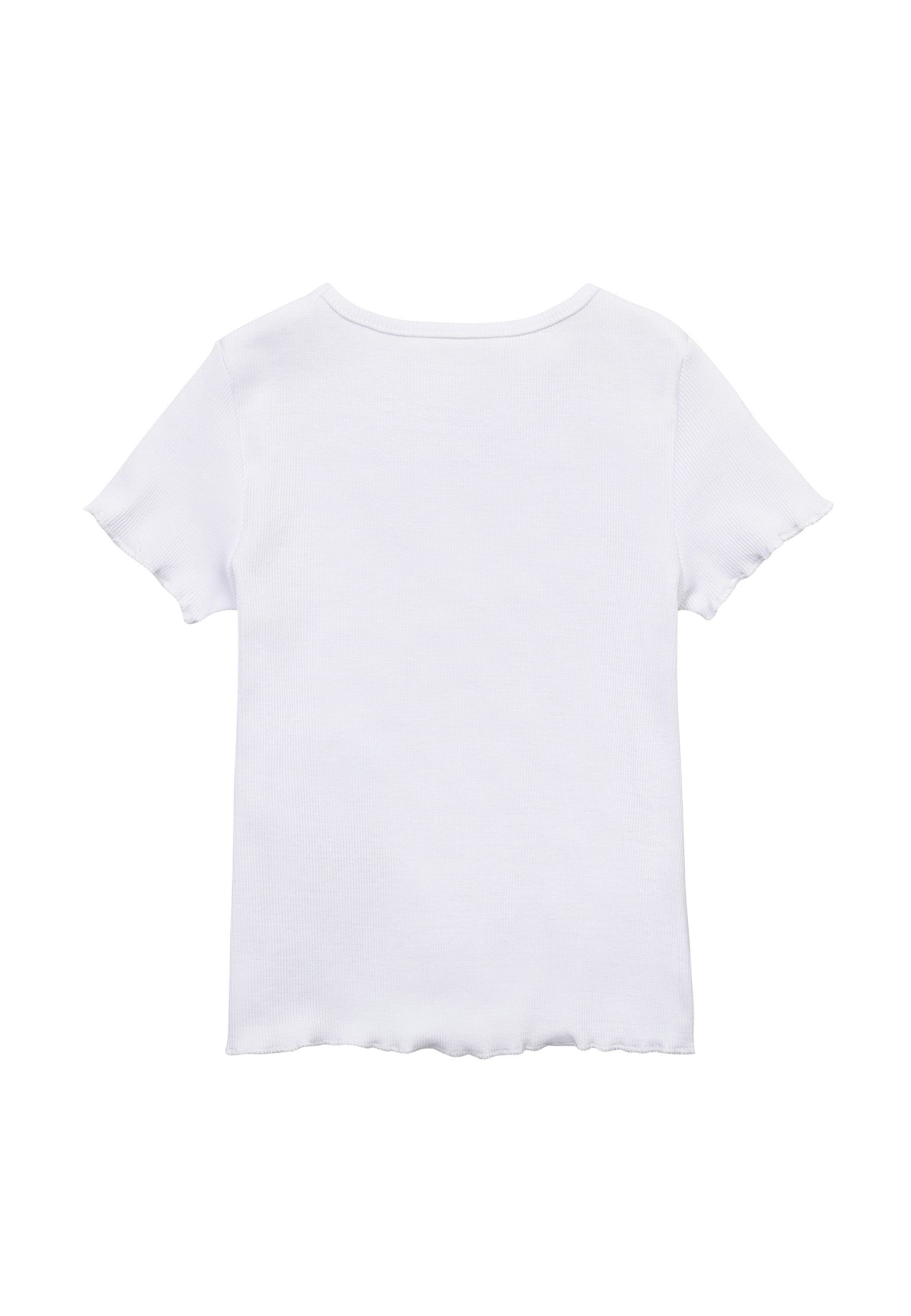 T-Shirt T-Shirt Einfaches Sommer MINOTI Weiß (1y-14y)