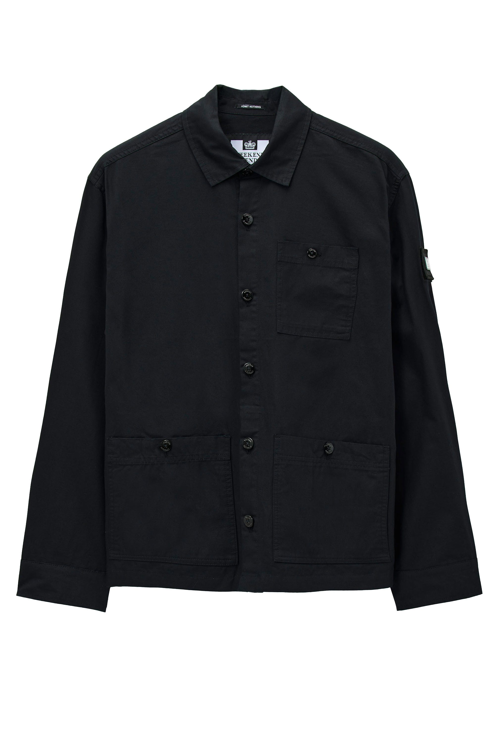 Weekend Offender Kurzarmshirt HYNDE OVERSHIRT Herren Überhemd Herren, leichte Hemdjacke, Sportjacke, Jackenhemd, Sale