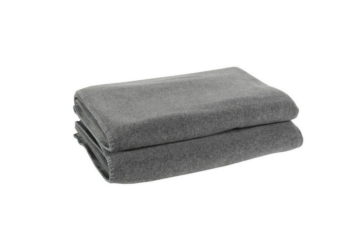 Wohndecke Soft-Fleece Decke 160 x 200 cm grau meliert, zoeppritz