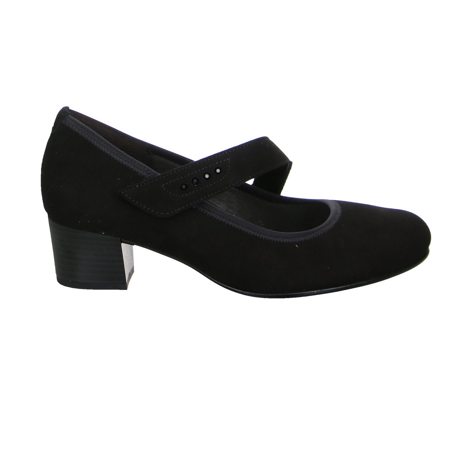 Gabor Comfort Gabor Fashion Velour Туфли mittlerer Absatz schwarz Туфли