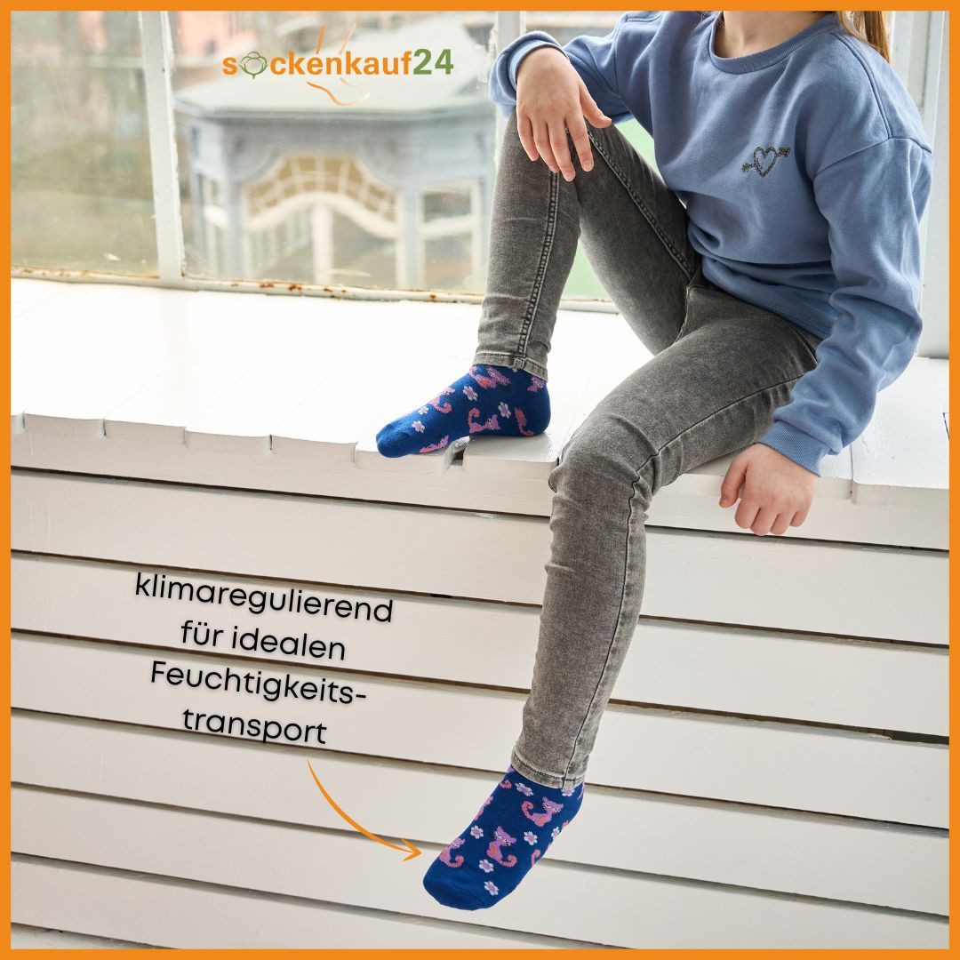 sockenkauf24 Sneakersocken 10 Paar Kinder Sneaker Socken Jungen & Mädchen Baumwolle Kindersocken (56269, 31-34) WP – Bild 5 von 5