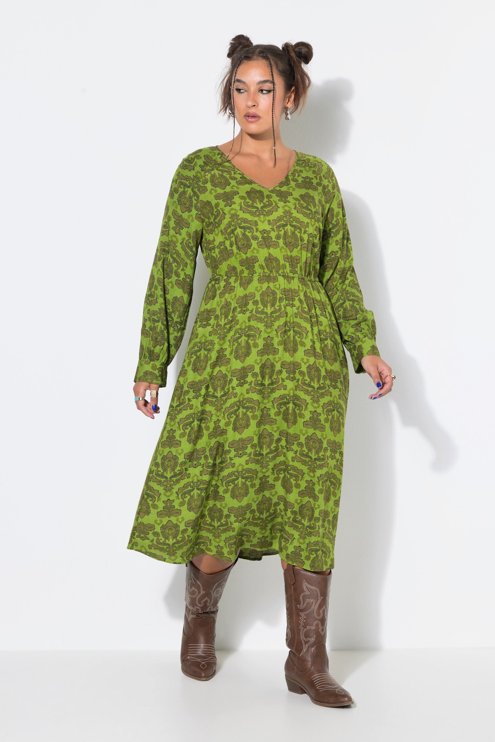 Studio Untold Midikleid Midikleid Paisley Elastikband