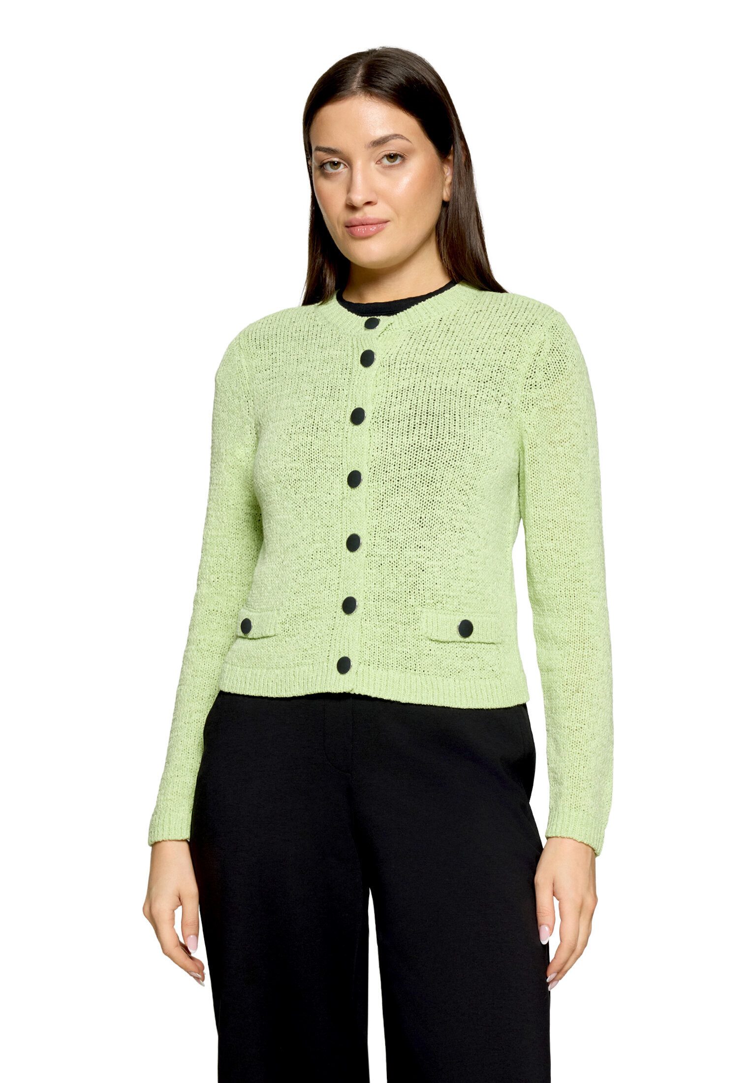 Betty Barclay Strickjacke Damen mit aufgesetzten Taschen (1-tlg)
