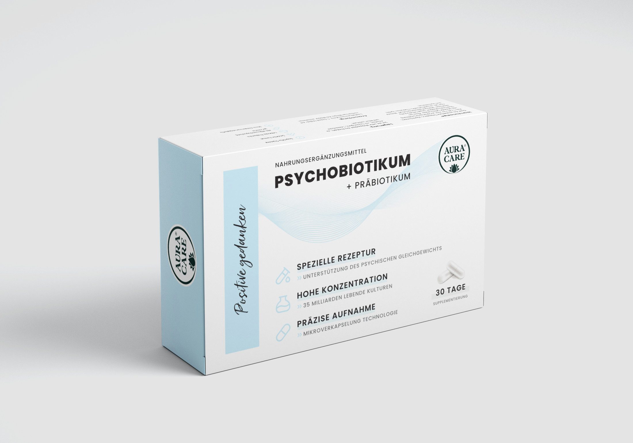 AuraCare® Psychobiotikum + Präbiotikum 30 Kapseln Kapsel