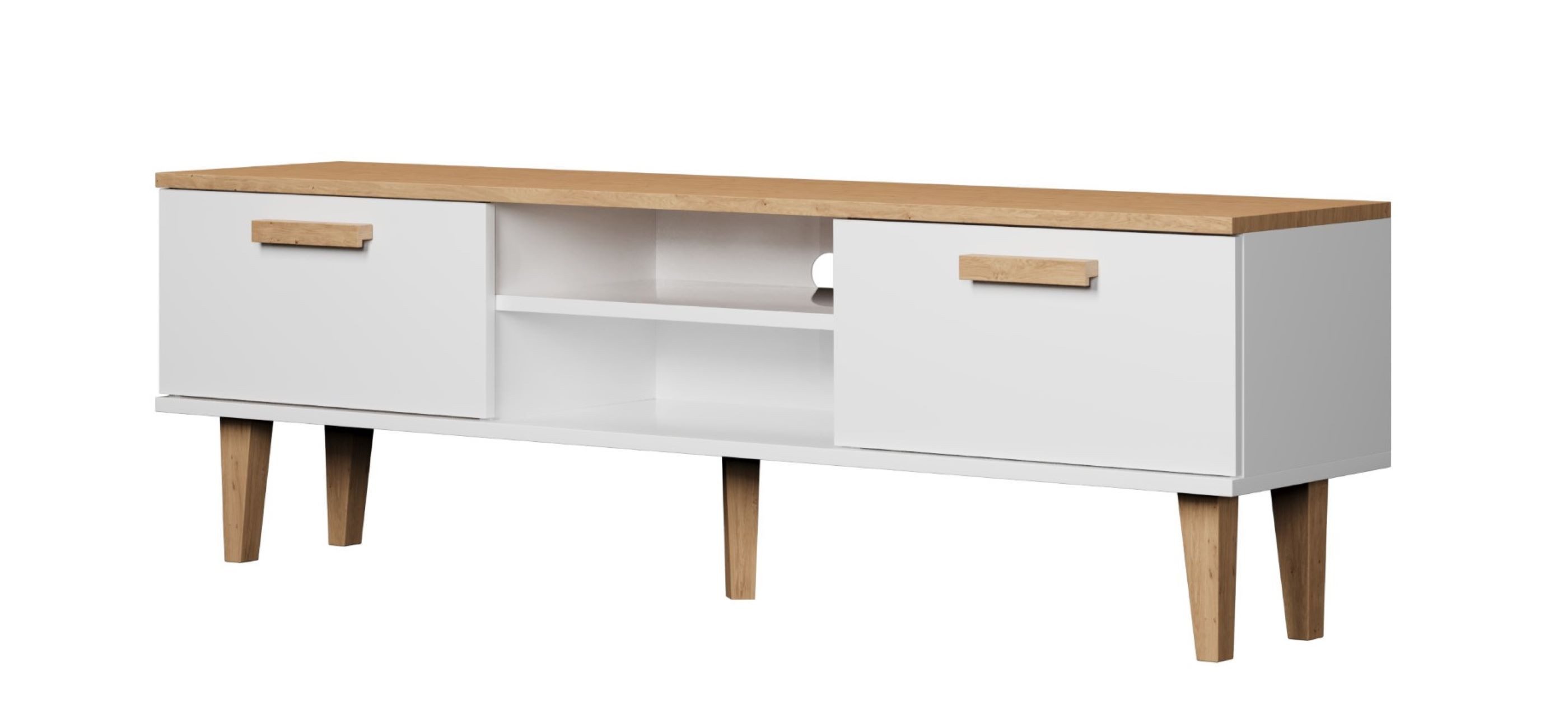 99rooms Lowboard Verden (TV-Kommode, TV-Schrank, Fernsehschrank), Modern Design, mit viel Stauraum, Soft-Close Funktion