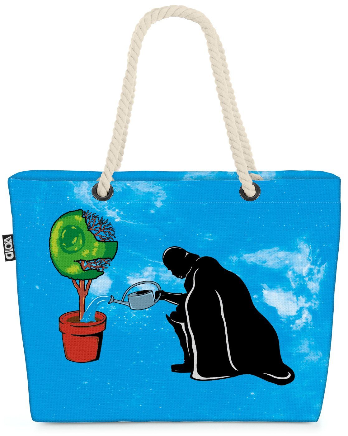 Bag Vader VOID Wars Krieg Star Strandtasche Shopper Gardener Todesstern (1-tlg), Darth blau