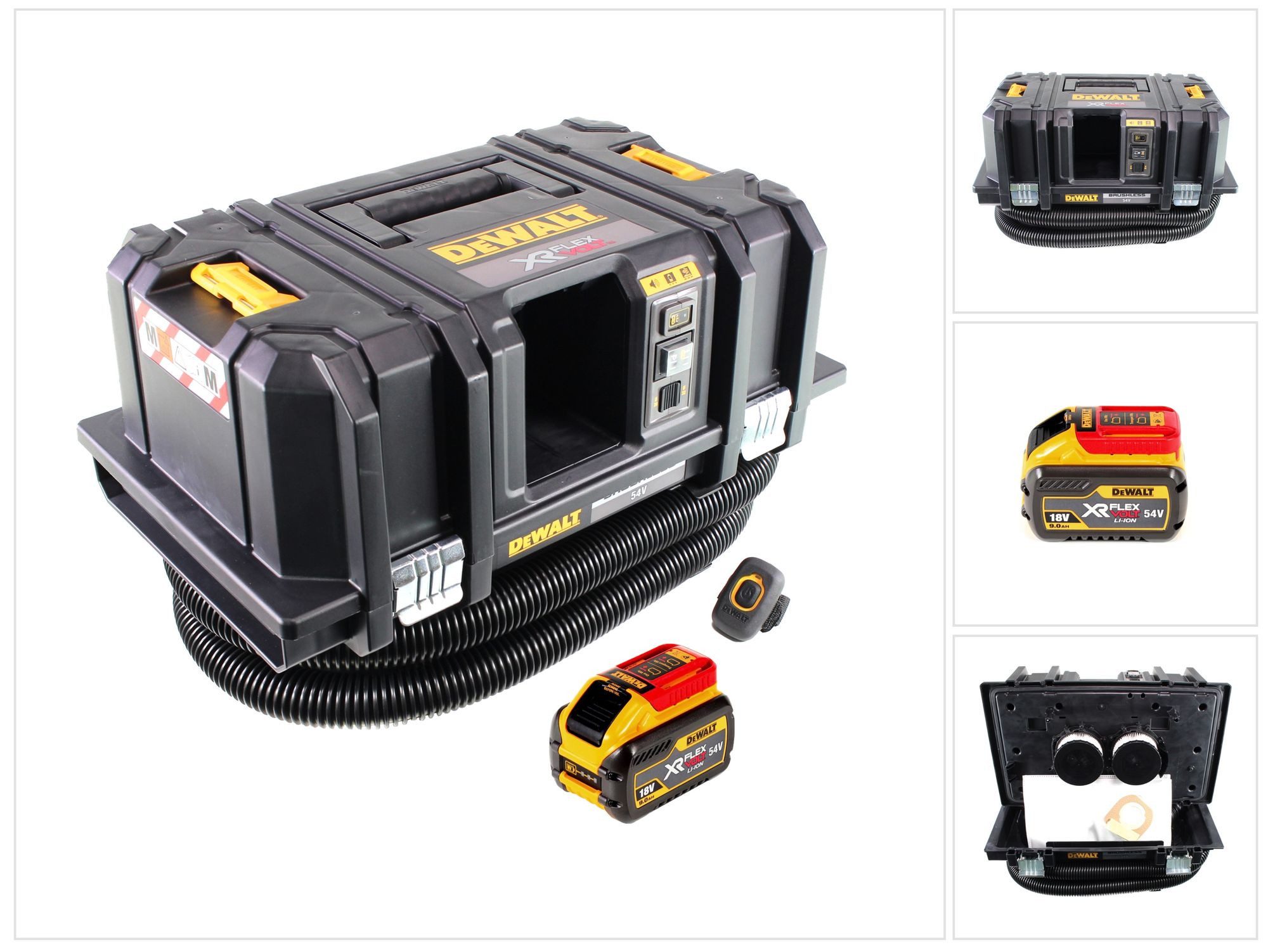 DeWalt Пылесборник DCV 586 MN Akku Nass- und Trockensauger 54V 11L Brushless + 1x FlexVo