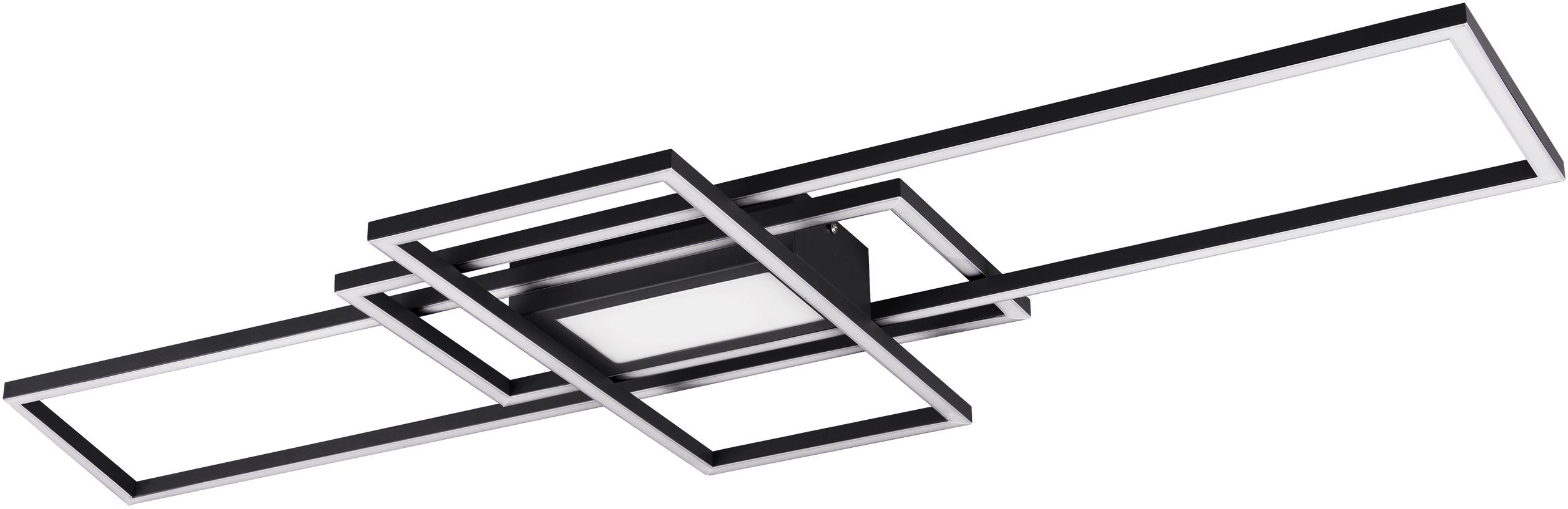 TRIO Leuchten LED Deckenleuchte »MILA«, LED fest integriert, Farbwechsler, inkl. Fernbedienung, dimmbar, Farbtemperatur-Steuerung 3000 - 6500K