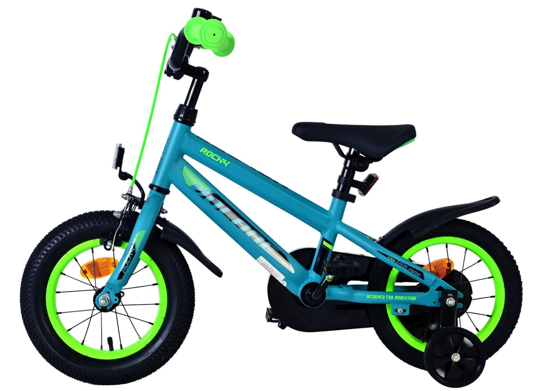 Volare Kinderfahrrad Rocky Kinderfahrrad - Jungen - 12 Zoll - Grün
