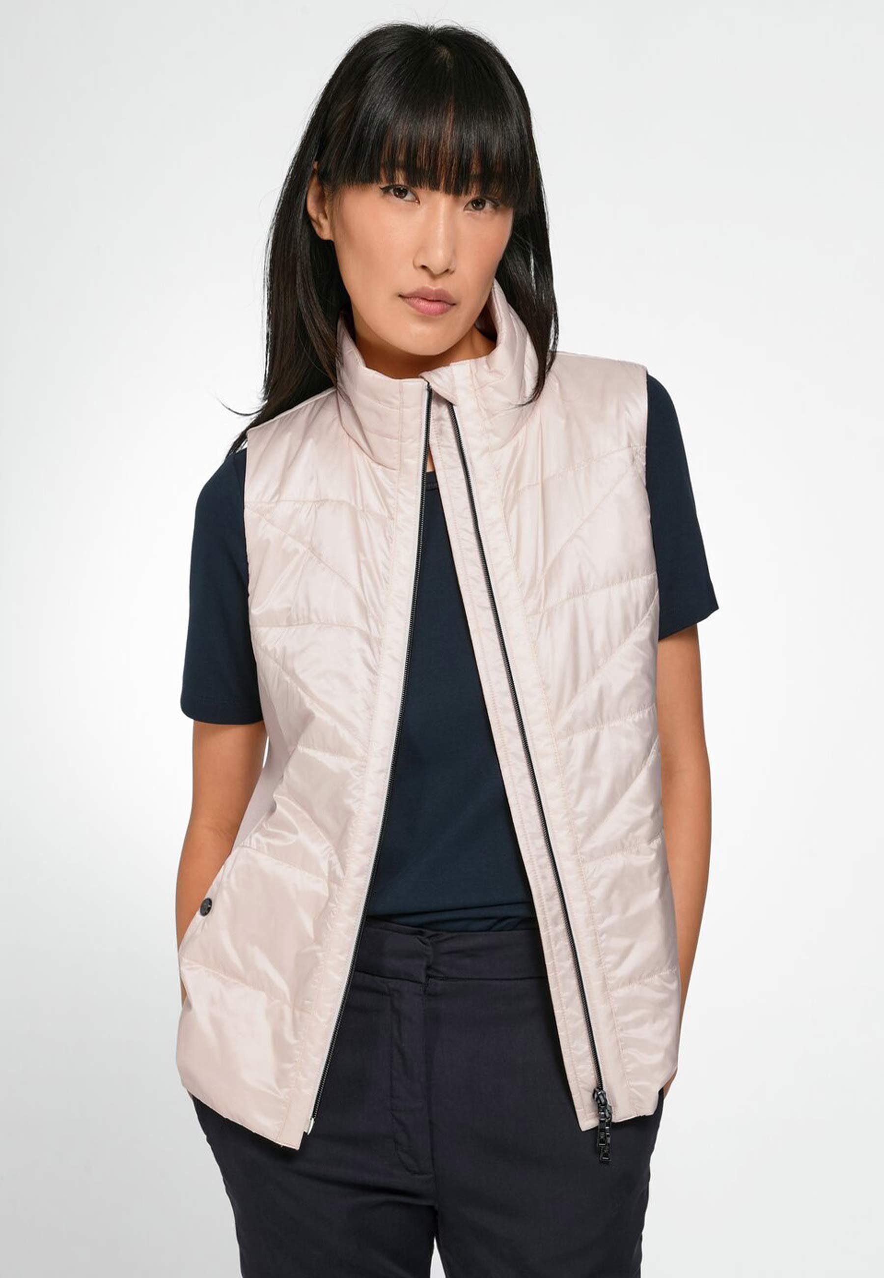 Neueste Ankünfte für 2024 Basler Steppweste mit ROSA klassischem Design Vest