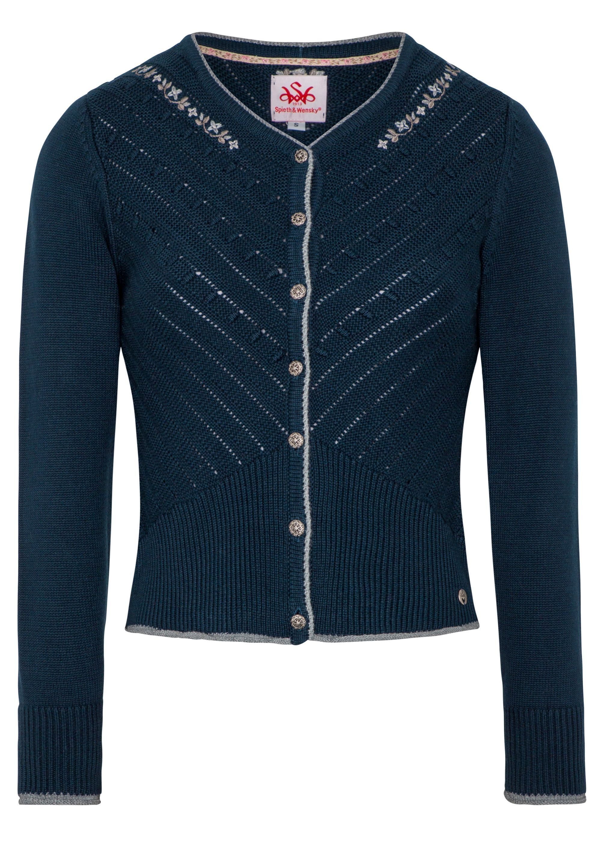 Spieth & Wensky Strickjacke Abby mit V-Ausschnitt