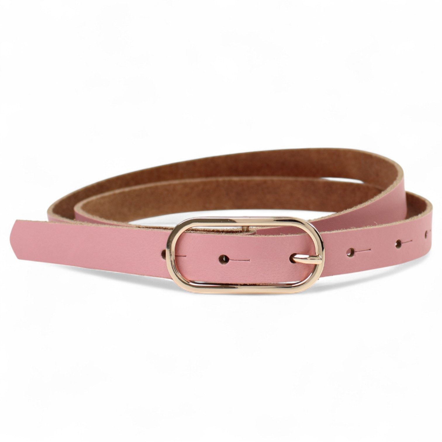 Taillengürtel Damen Rindleder schmal