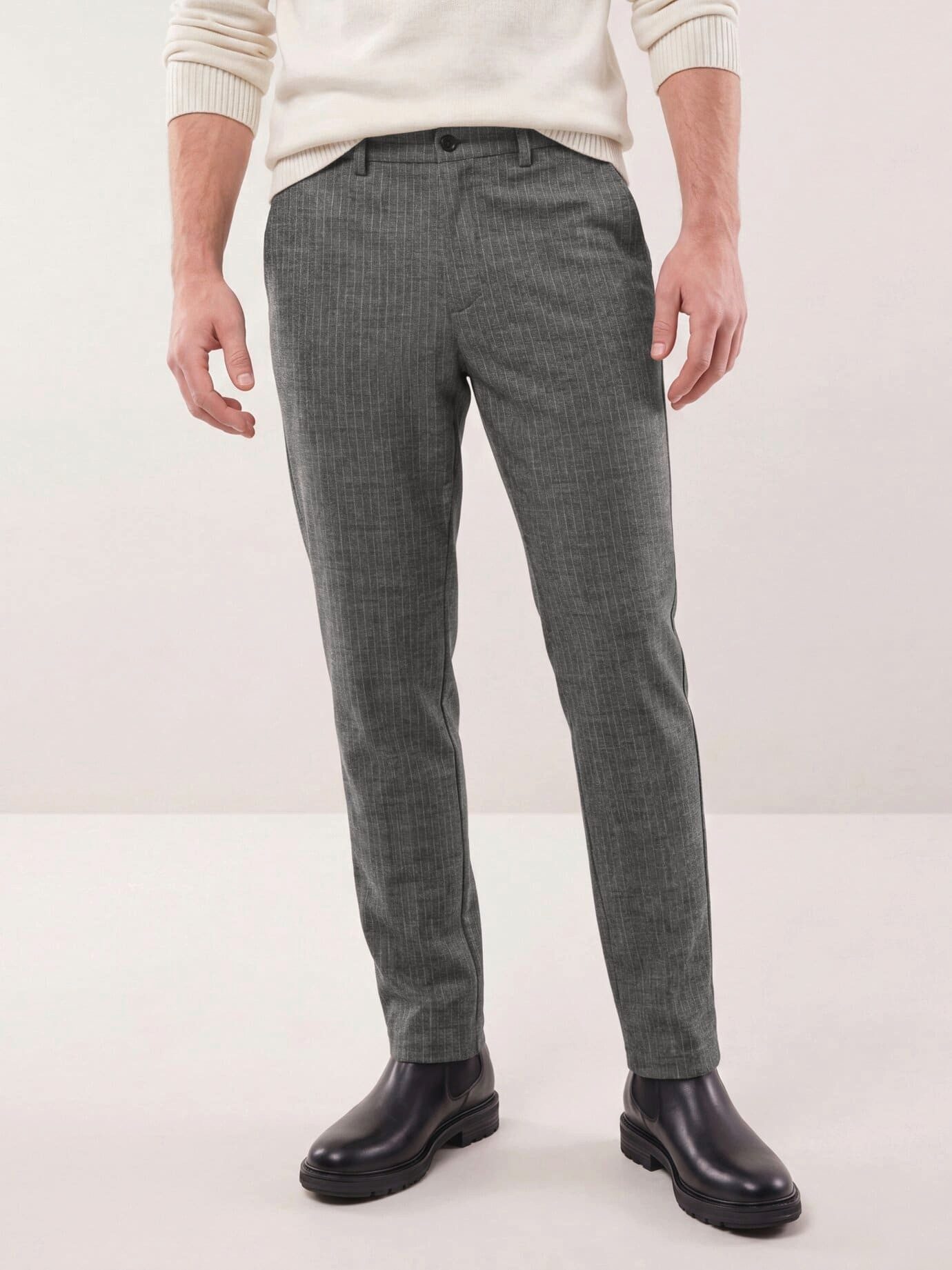 Walbusch Anzughose Herren Premium Sport-Flanell Hose Modern fit, Business, bügelfrei, wärmend