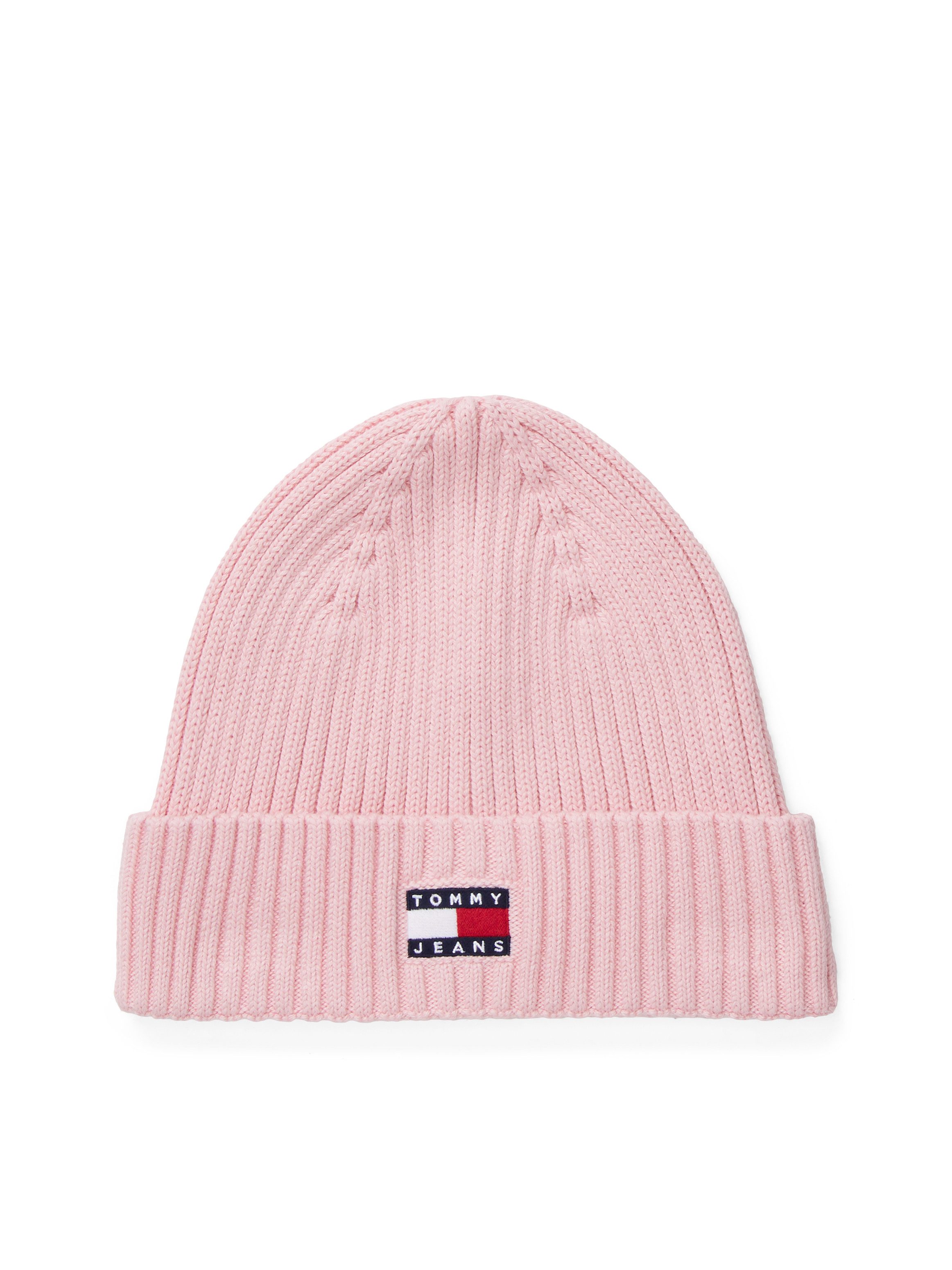 Tommy Jeans Beanie TJW HERITAGE CORE Rippstrick, Umschlag, normale Passform günstig online kaufen