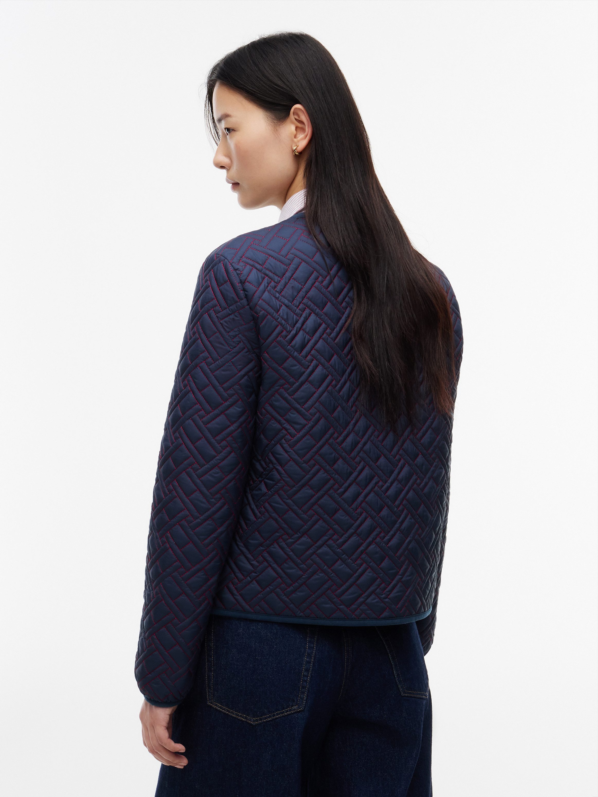 Tommy Hilfiger Steppjacke QUILTED LINER JACKET Kunstfaser
