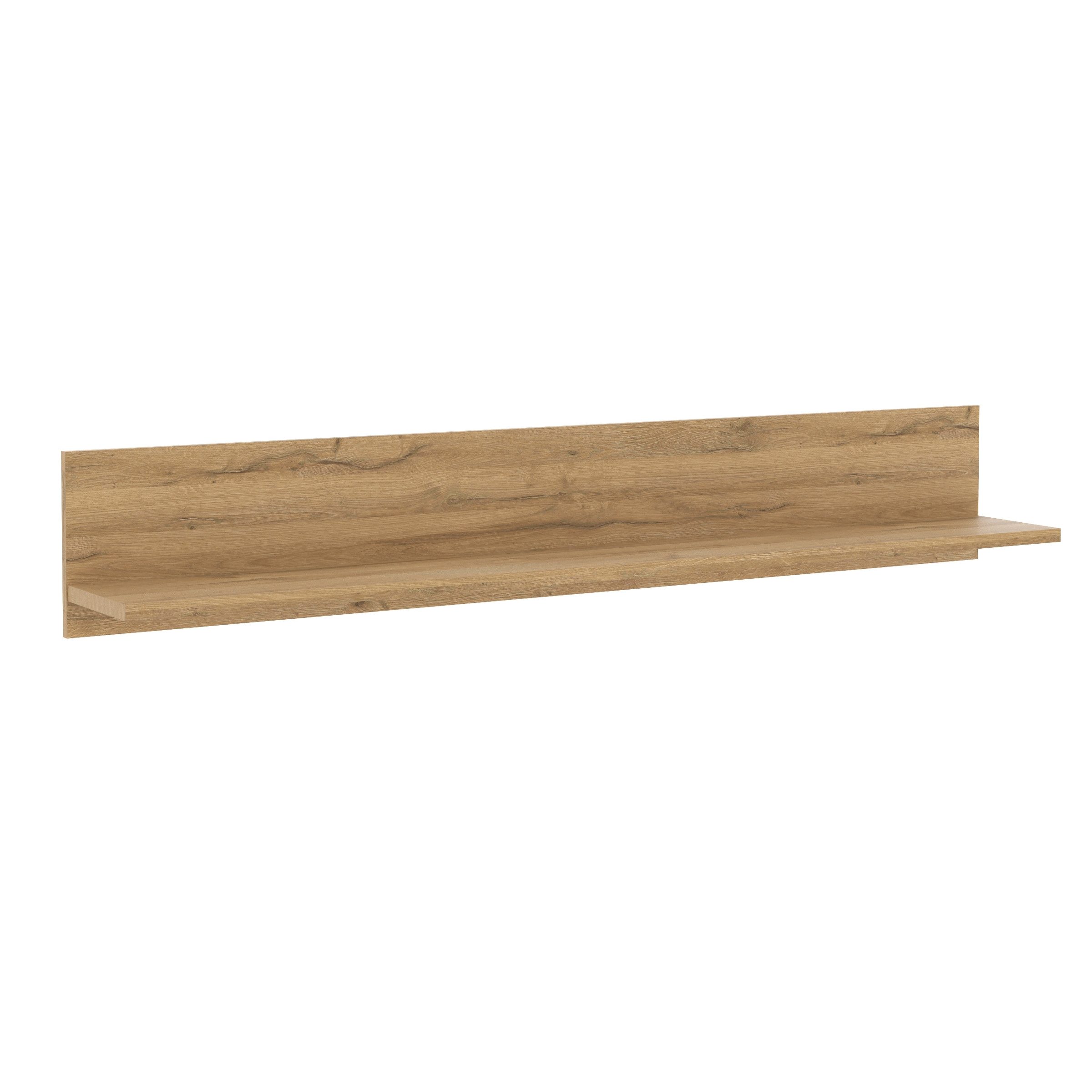 FORTE Wandboard in Alteiche Dekor - 160x25,6x21,9cm (BxHxT)