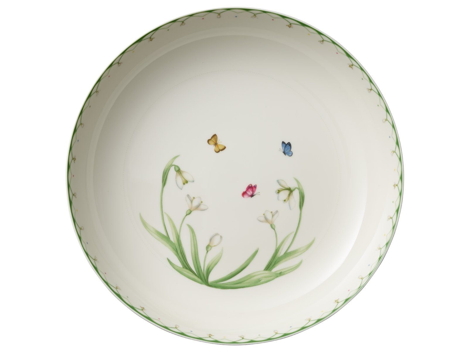Villeroy & Boch Schüssel Colourful Spring Schüssel 38 cm, Premium Porcelain, (Schüsseln & Schalen)