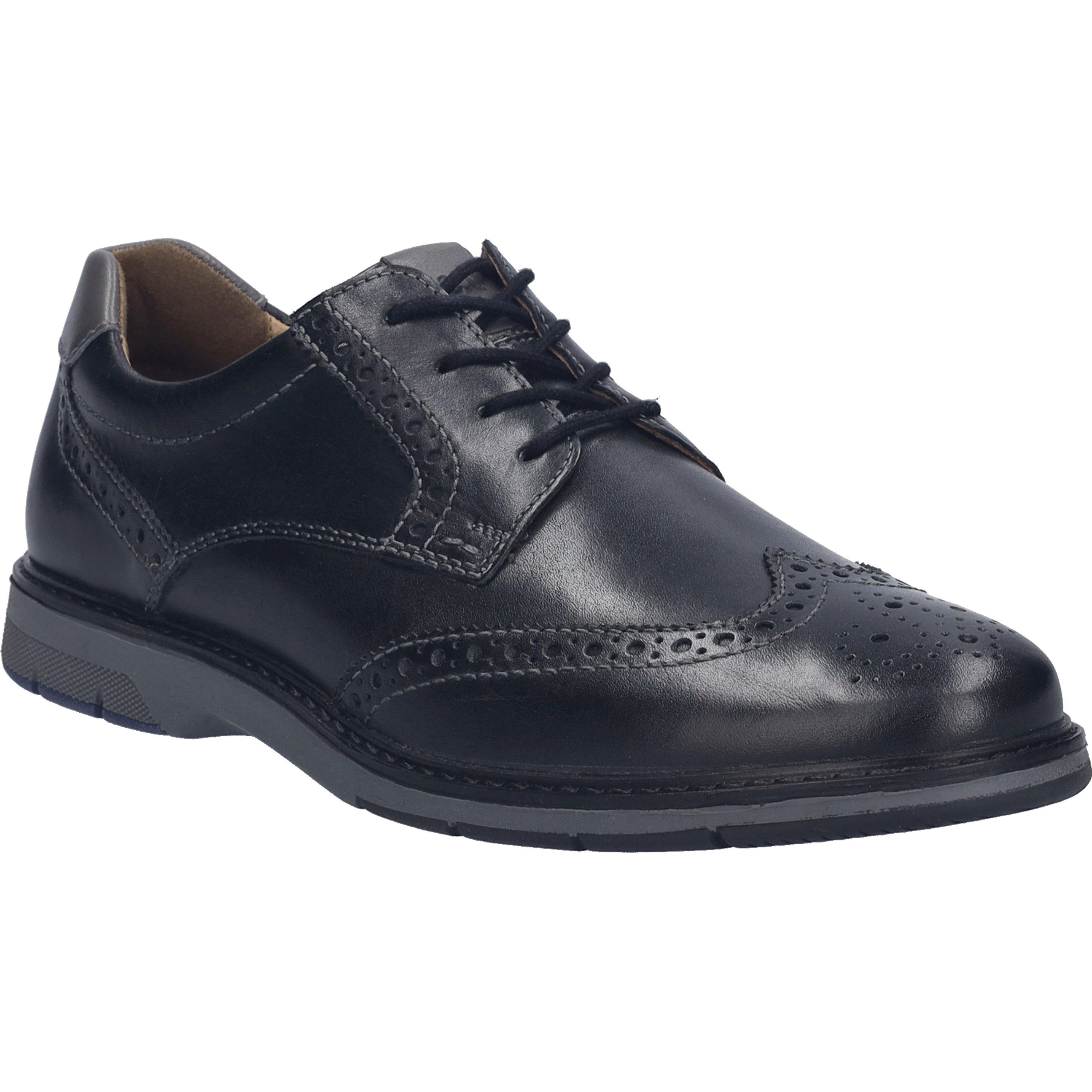 Stuart 04, schwarz Schnürschuh
