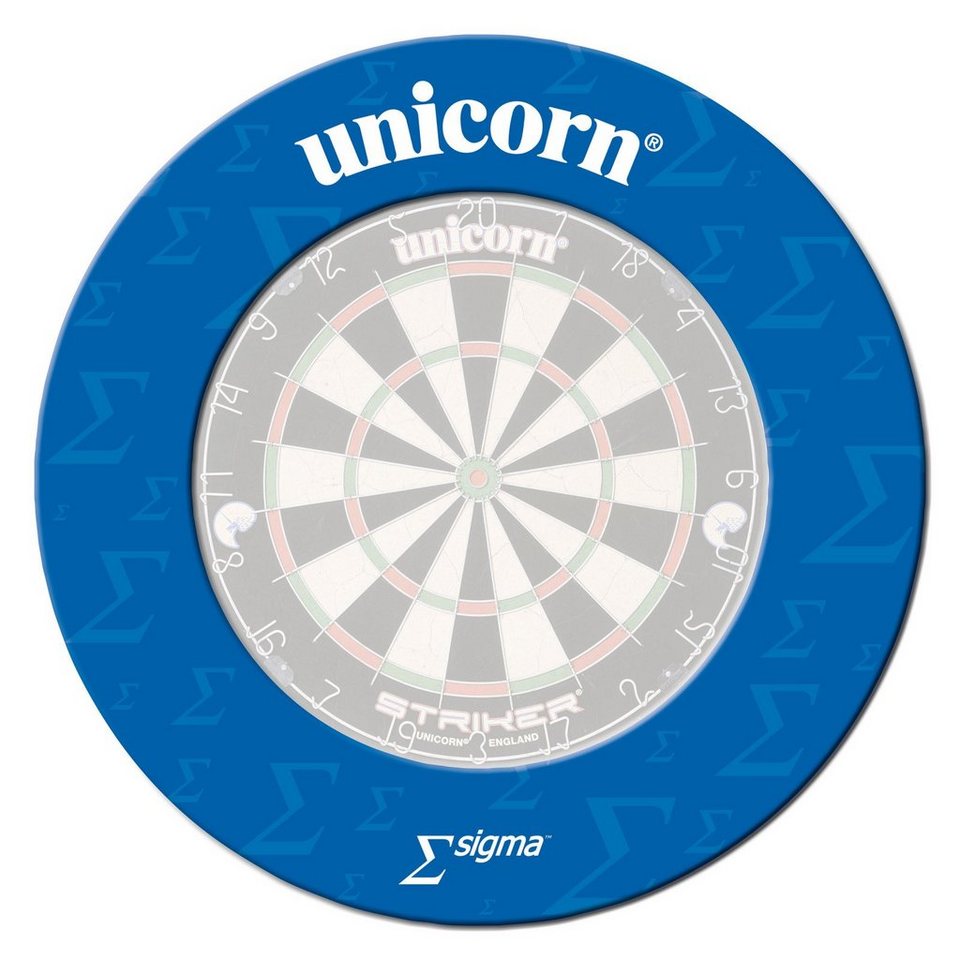 unicorn Dart-Wandschutz Professional Dartboard Surround - Sigma Blau