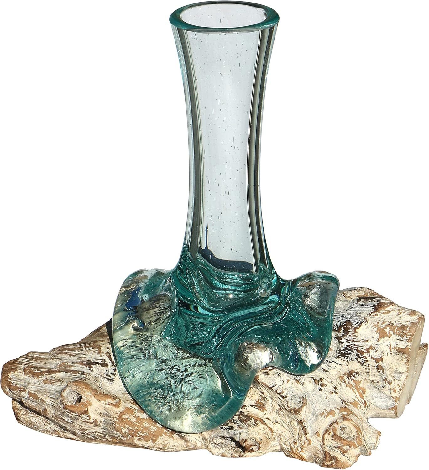 Wogeka Dekovase Glas-Vase 20cm auf weißem günstig online kaufen