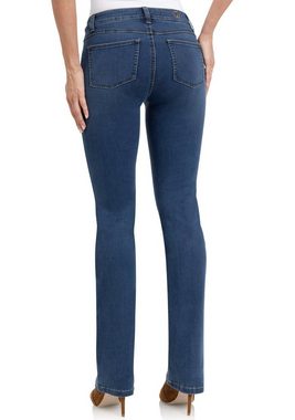 wonderjeans Bootcut-Jeans Boot Figurbetonte Form mit leicht ausgestelltem Bein