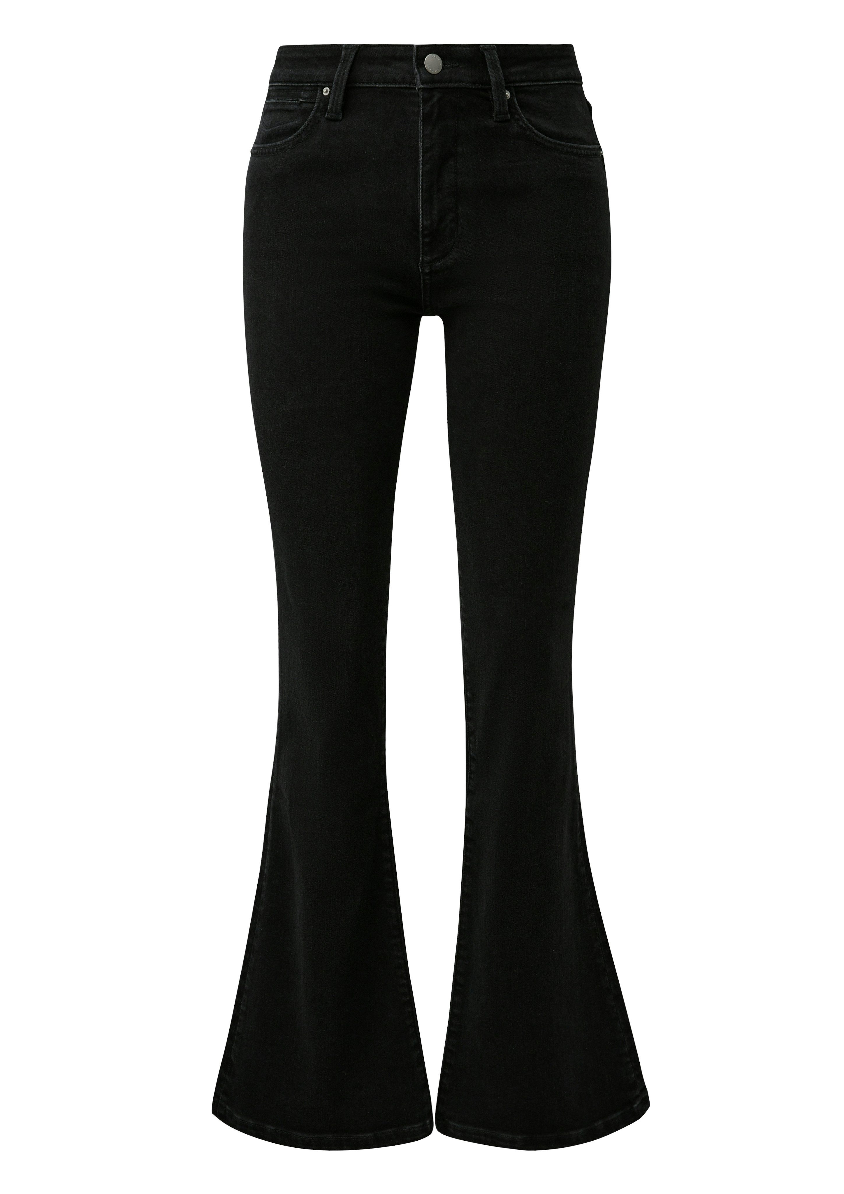 QS 5-Pocket-Jeans mit Schlag und Stretch – Bild 4 von 4