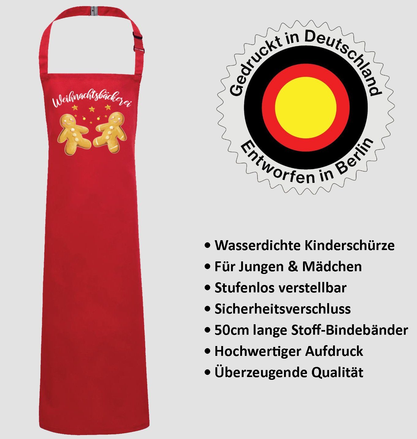 Youth Designz Kochschürze Wasserdichte Kinder Schürze Weihnachtsbäckerei Ko günstig online kaufen